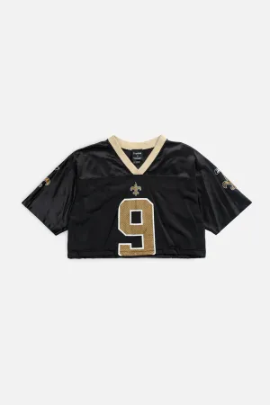Rework Crop New Orleans Saints NFL Jersey - M Frankie