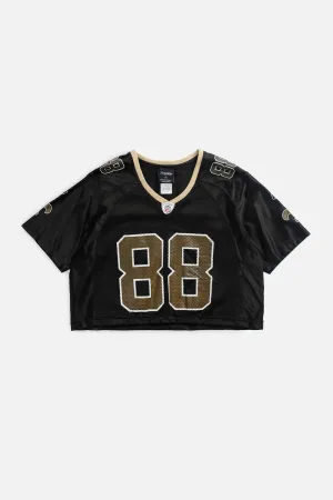 Rework Crop New Orleans Saints NFL Jersey - M Frankie