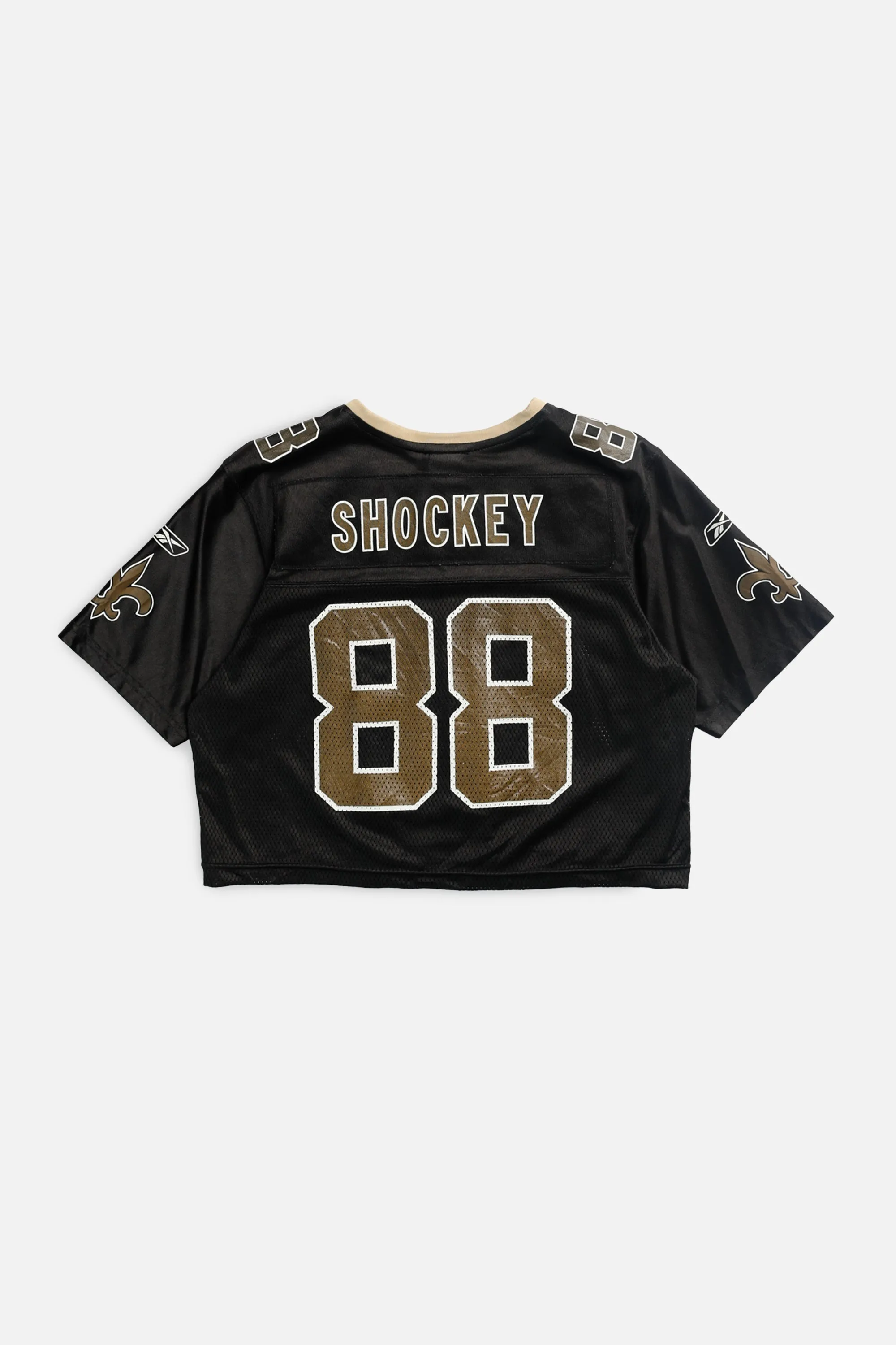 Rework Crop New Orleans Saints NFL Jersey - M Frankie