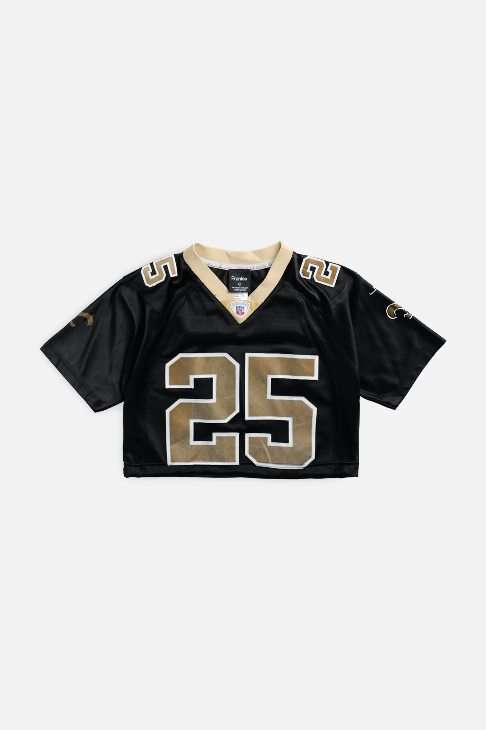 Rework Crop New Orleans Saints NFL Jersey - XS Frankie