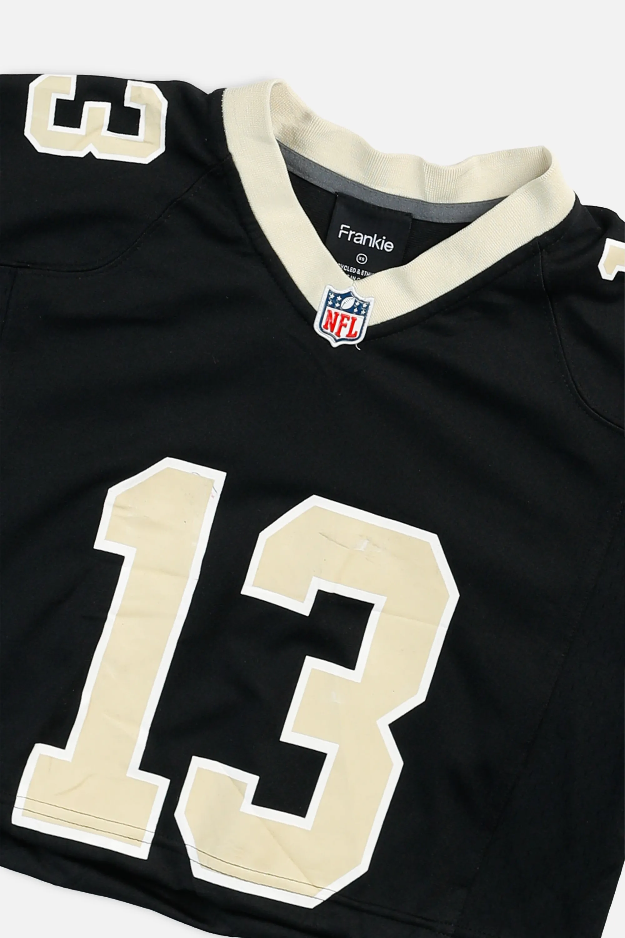 Rework Crop New Orleans Saints NFL Jersey - XS Frankie