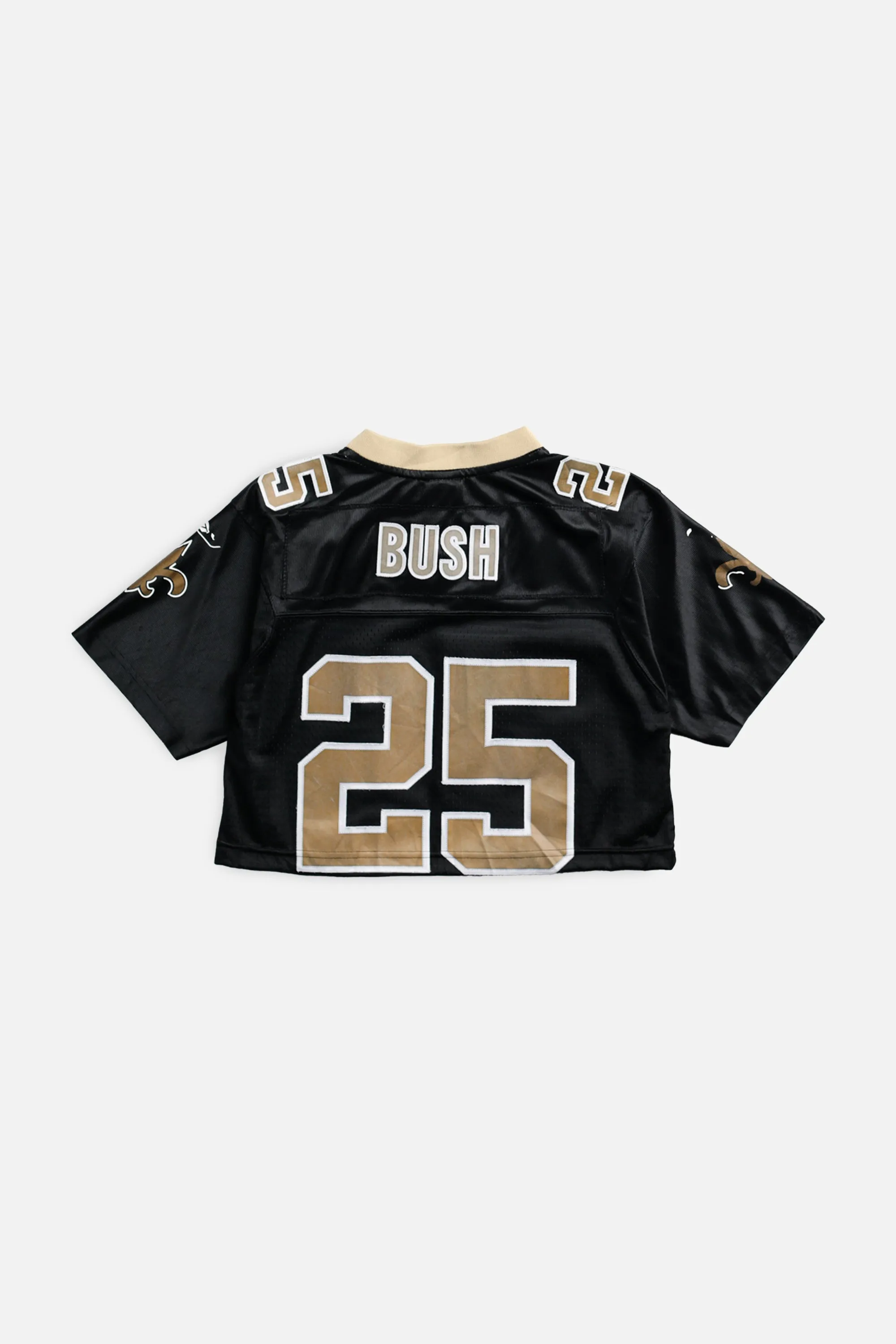 Rework Crop New Orleans Saints NFL Jersey - XS Frankie