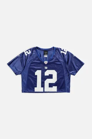 Rework Crop NY Giants NFL Jersey - M Frankie