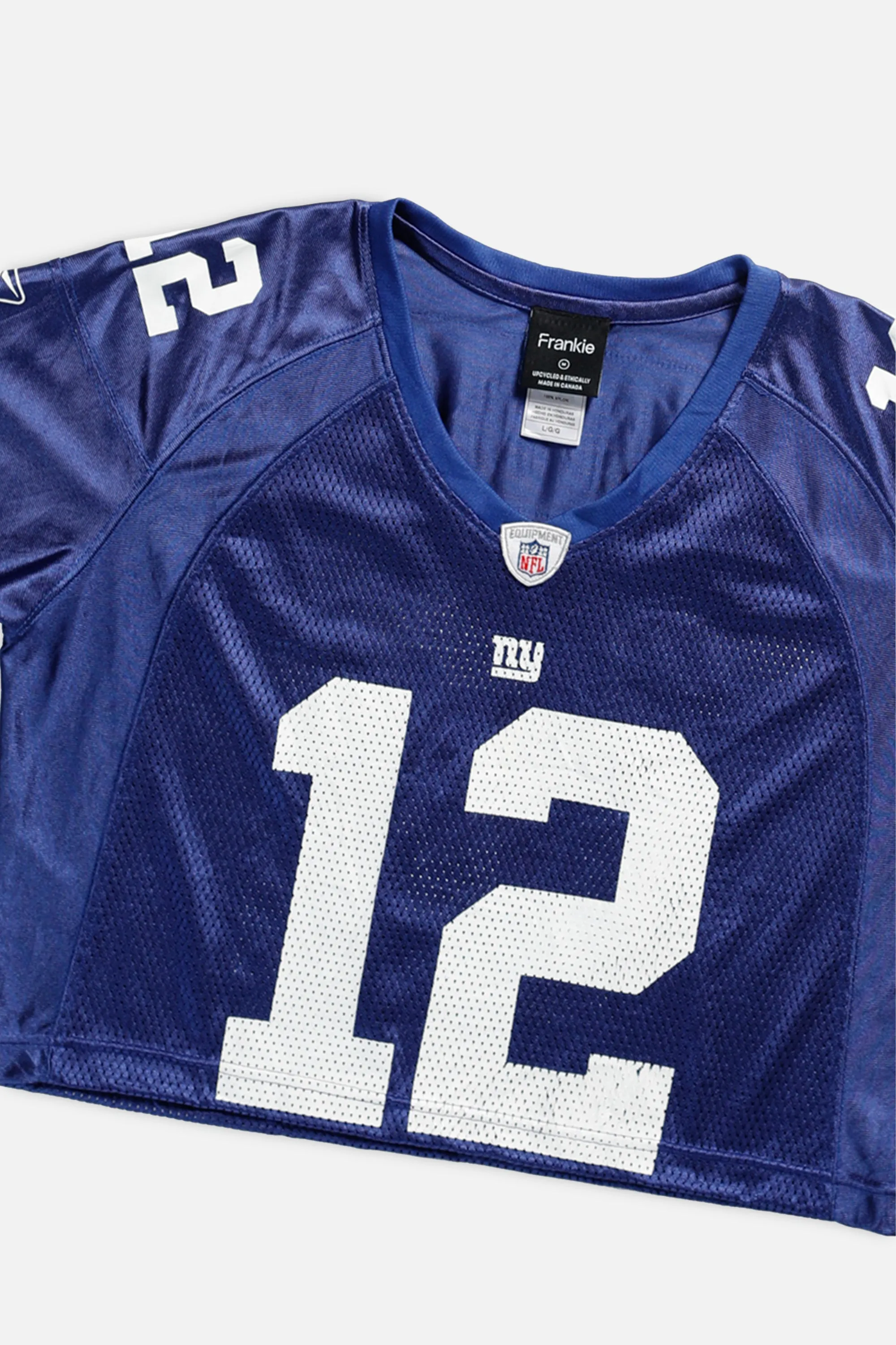 Rework Crop NY Giants NFL Jersey - M Frankie