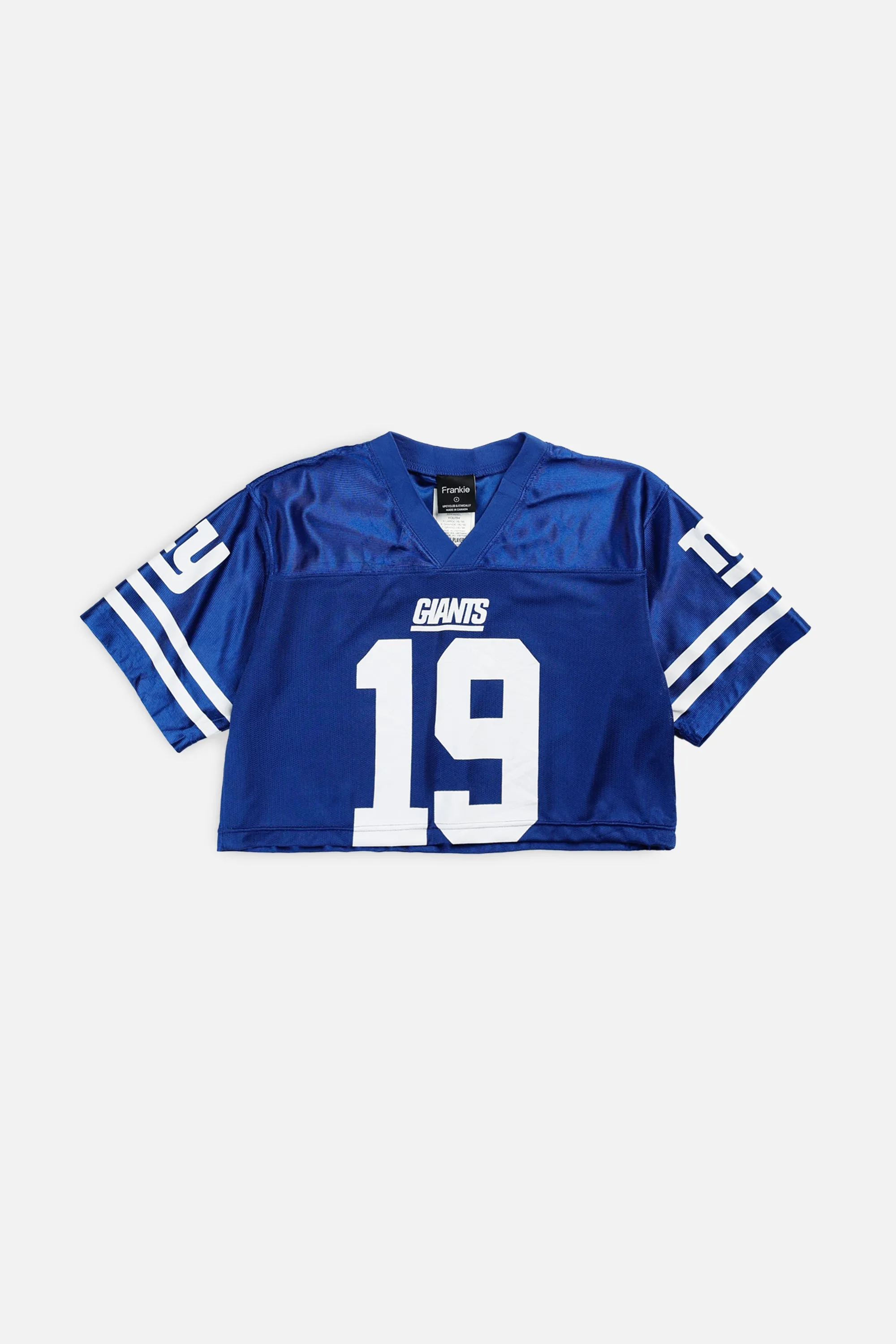 Rework Crop NY Giants NFL Jersey - S Frankie