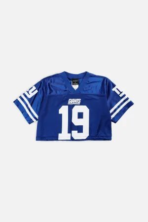 Rework Crop NY Giants NFL Jersey - S Frankie