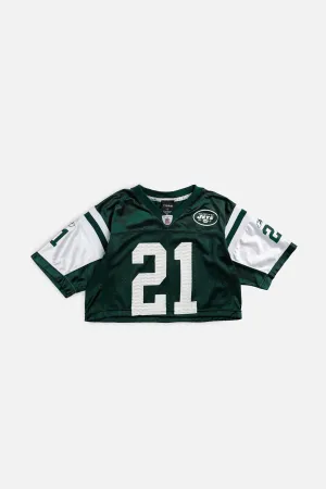 Rework Crop NY Jets NFL Jersey - XS Frankie