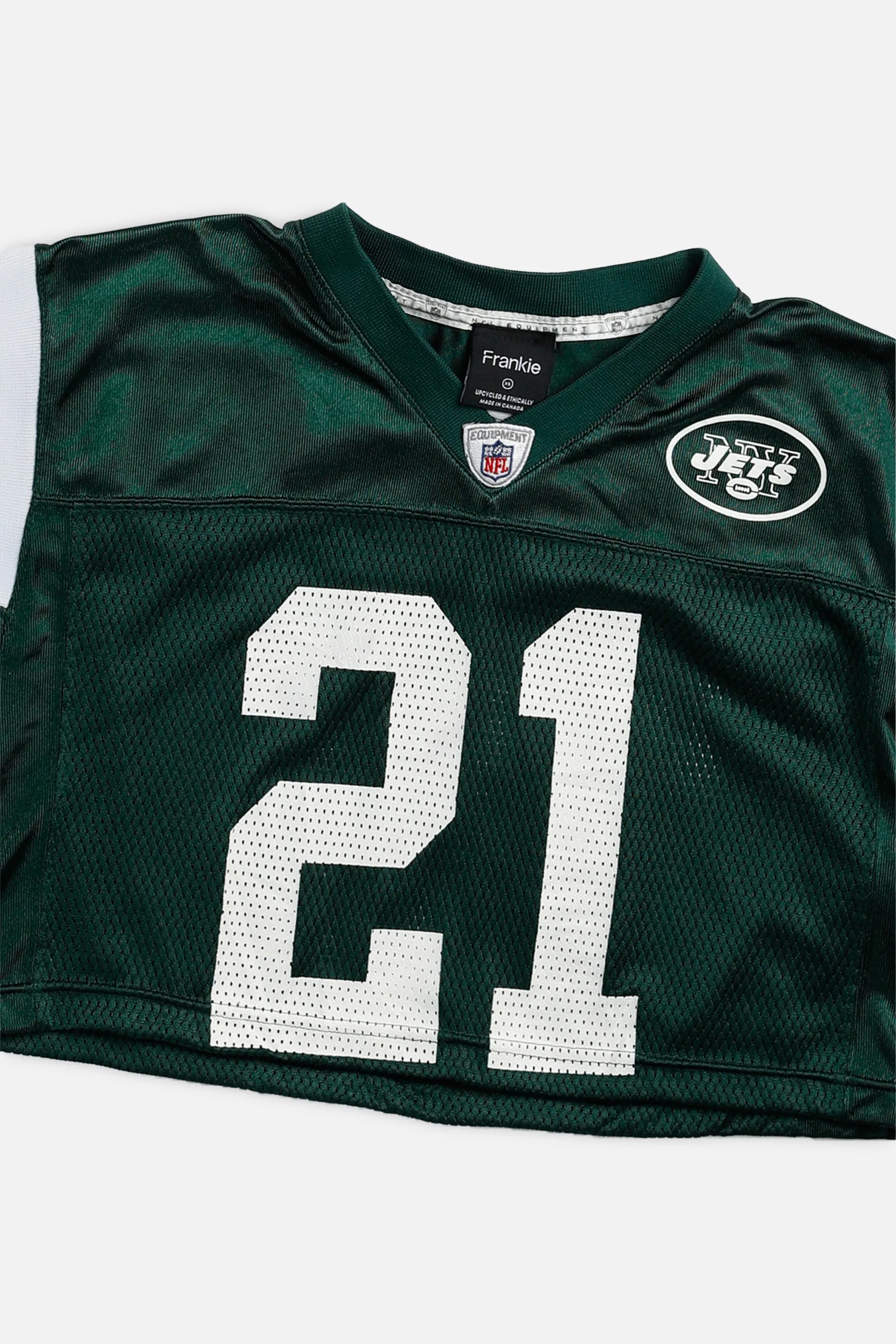 Rework Crop NY Jets NFL Jersey - XS Frankie