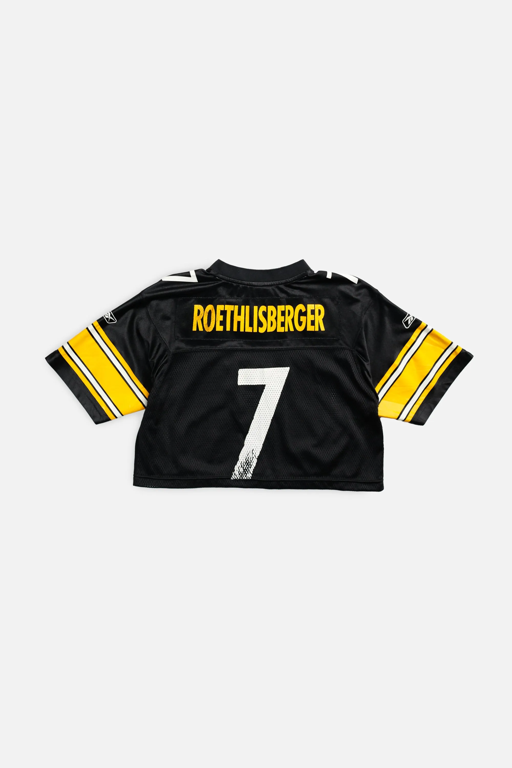 Rework Crop Pittsburgh Steelers NFL Jersey - S Frankie