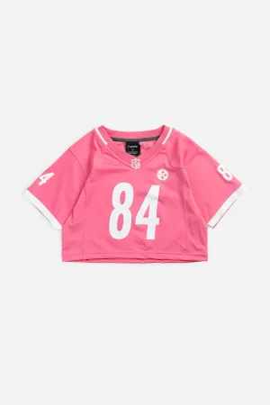 Rework Crop Pittsburgh Steelers NFL Jersey - XS Frankie