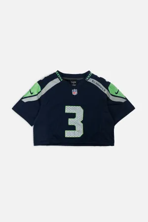 Rework Crop Seattle Seahawks NFL Jersey - M Frankie