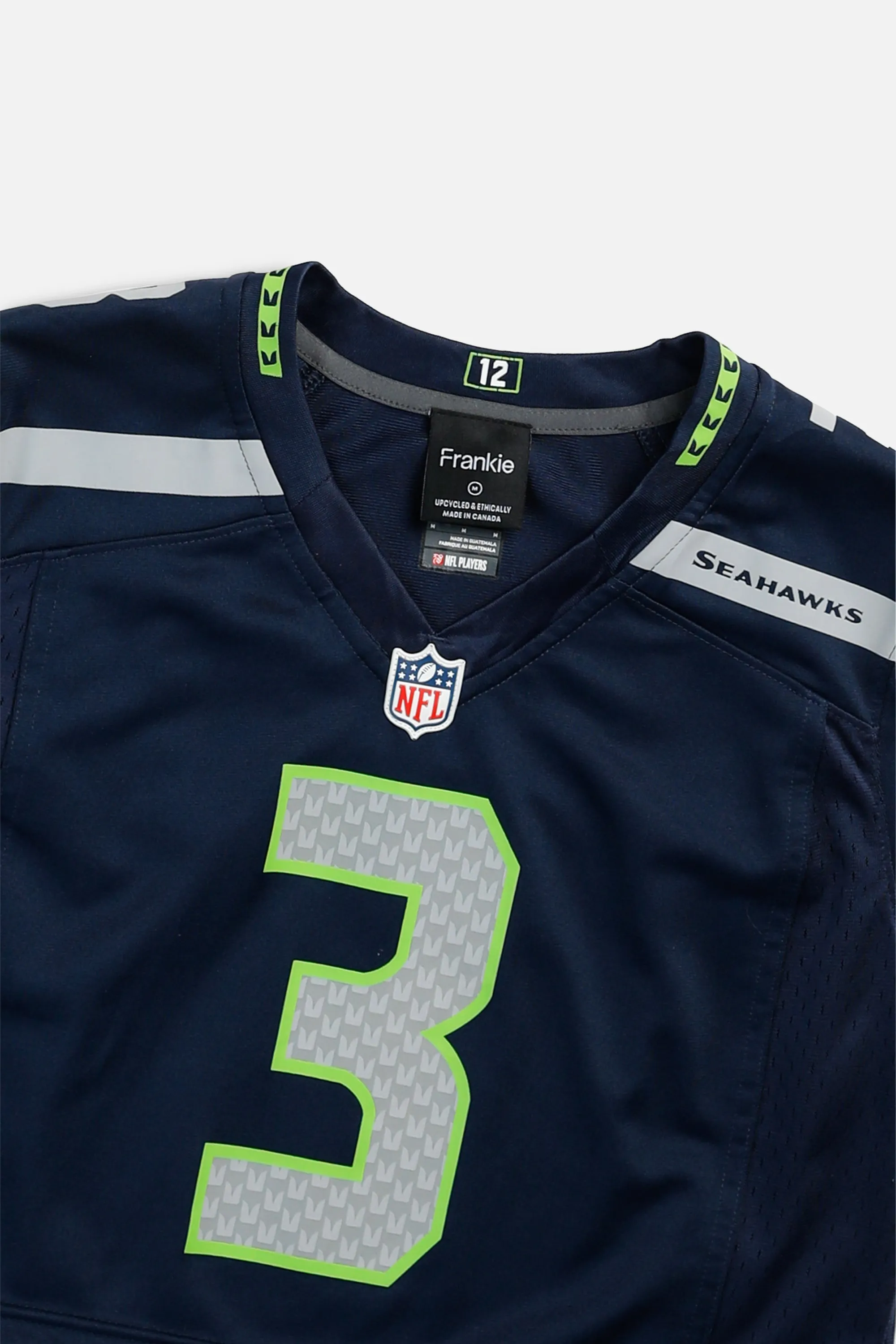Rework Crop Seattle Seahawks NFL Jersey - M Frankie