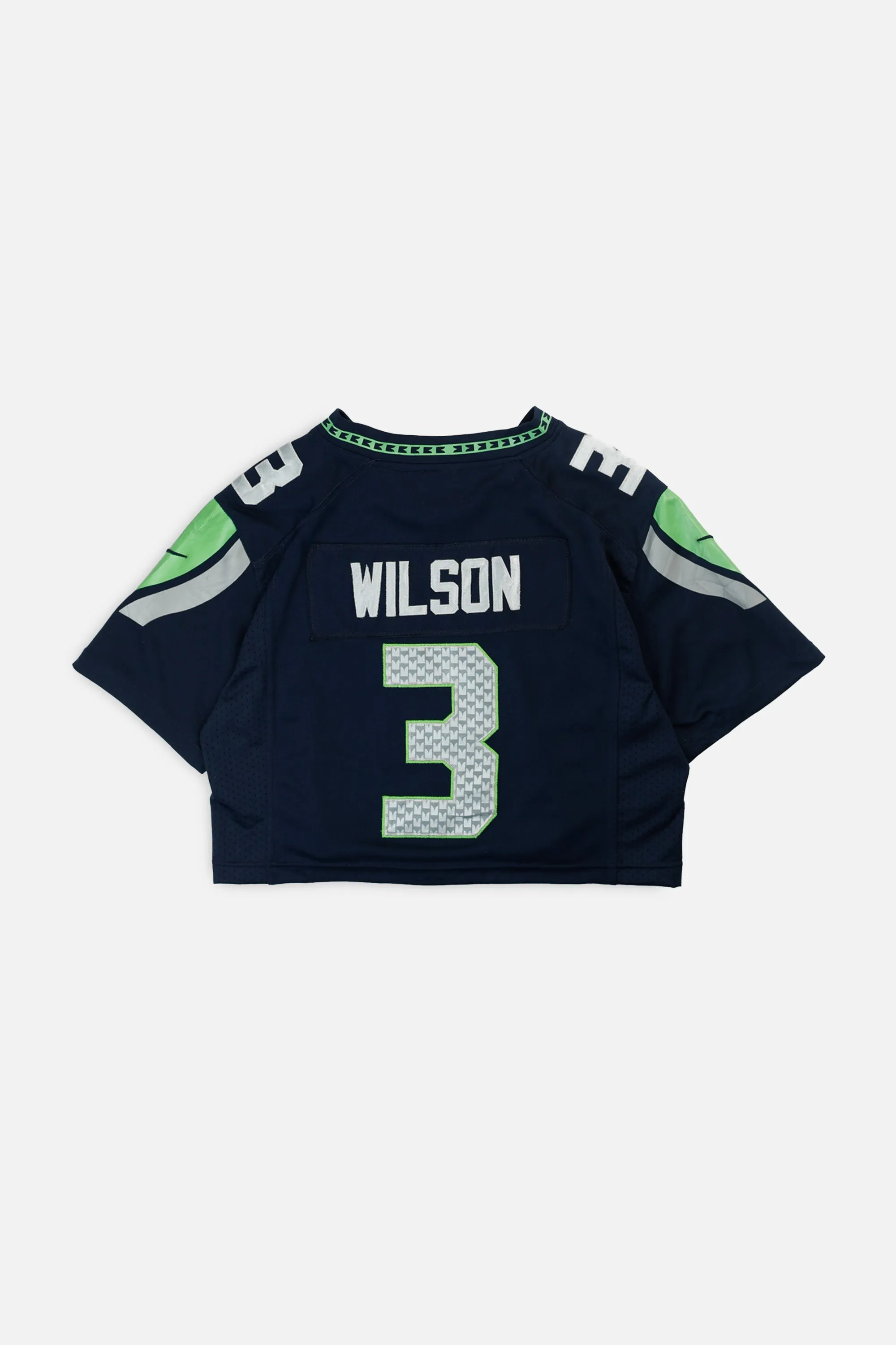 Rework Crop Seattle Seahawks NFL Jersey - M Frankie