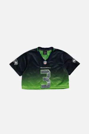 Rework Crop Seattle Seahawks NFL Jersey - S Frankie