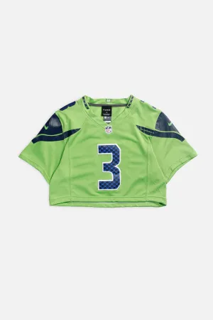 Rework Crop Seattle Seahawks NFL Jersey - S Frankie