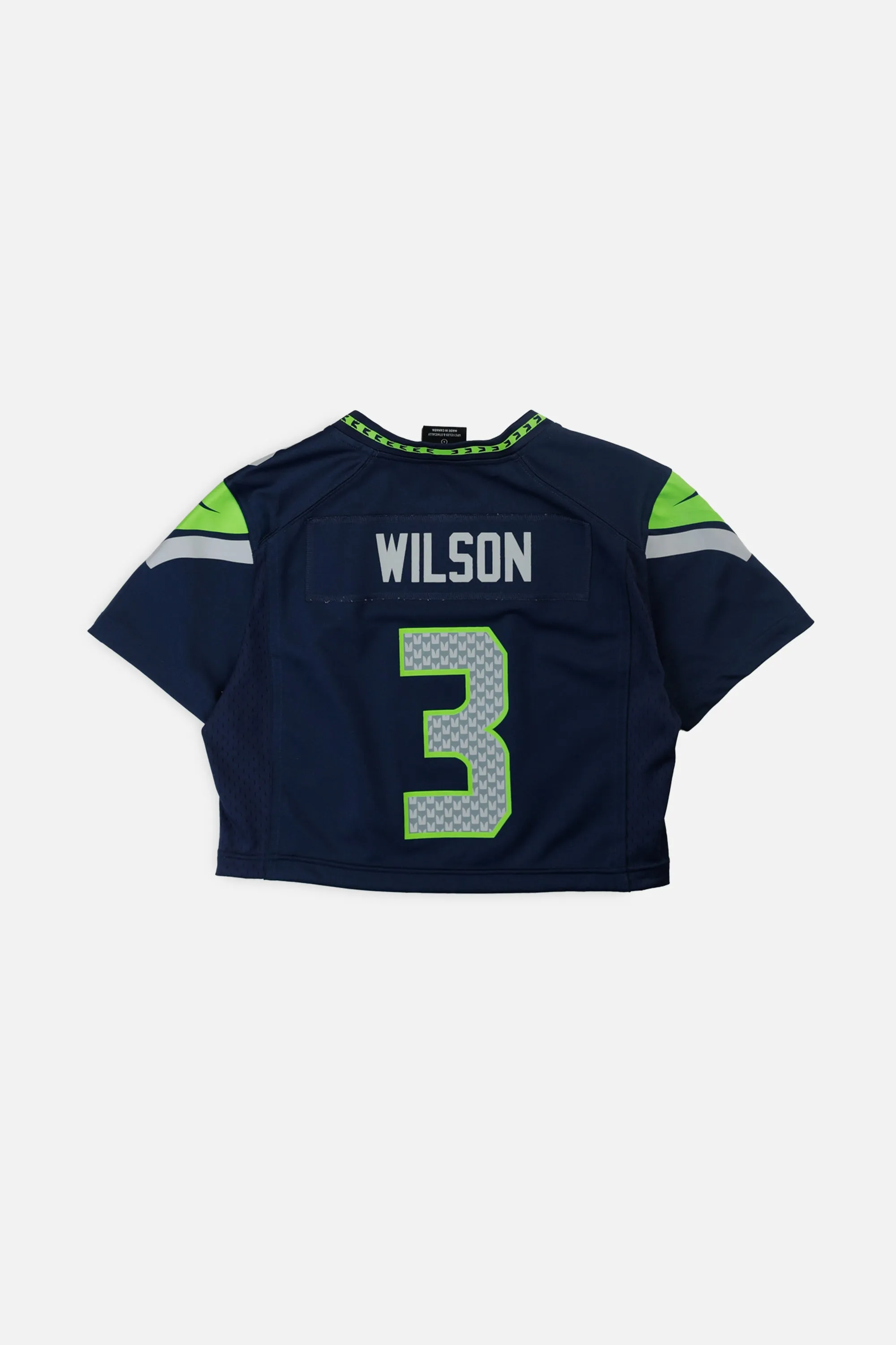 Rework Crop Seattle Seahawks NFL Jersey - S Frankie
