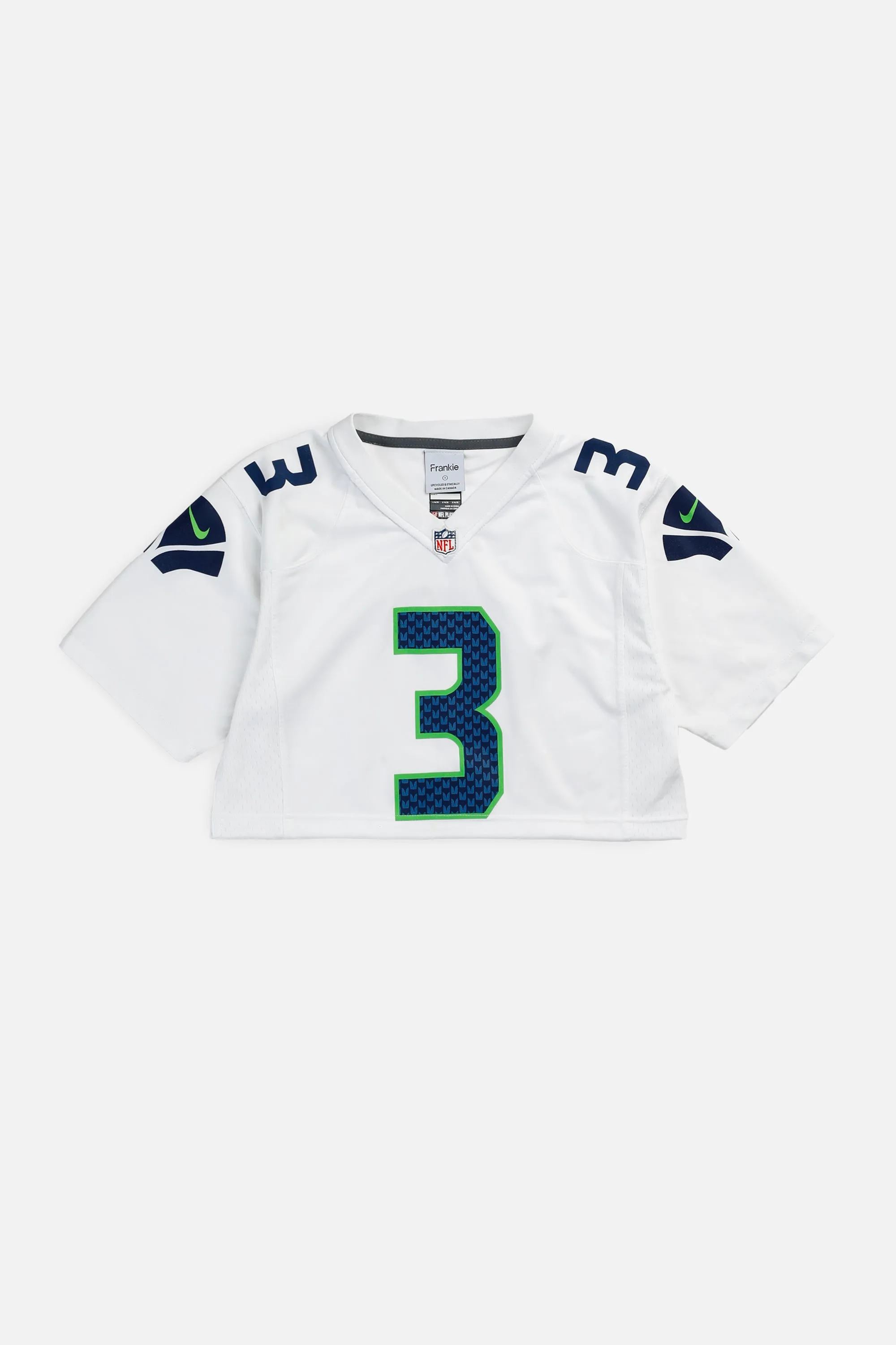 Rework Crop Seattle Seahawks NFL Jersey - S Frankie