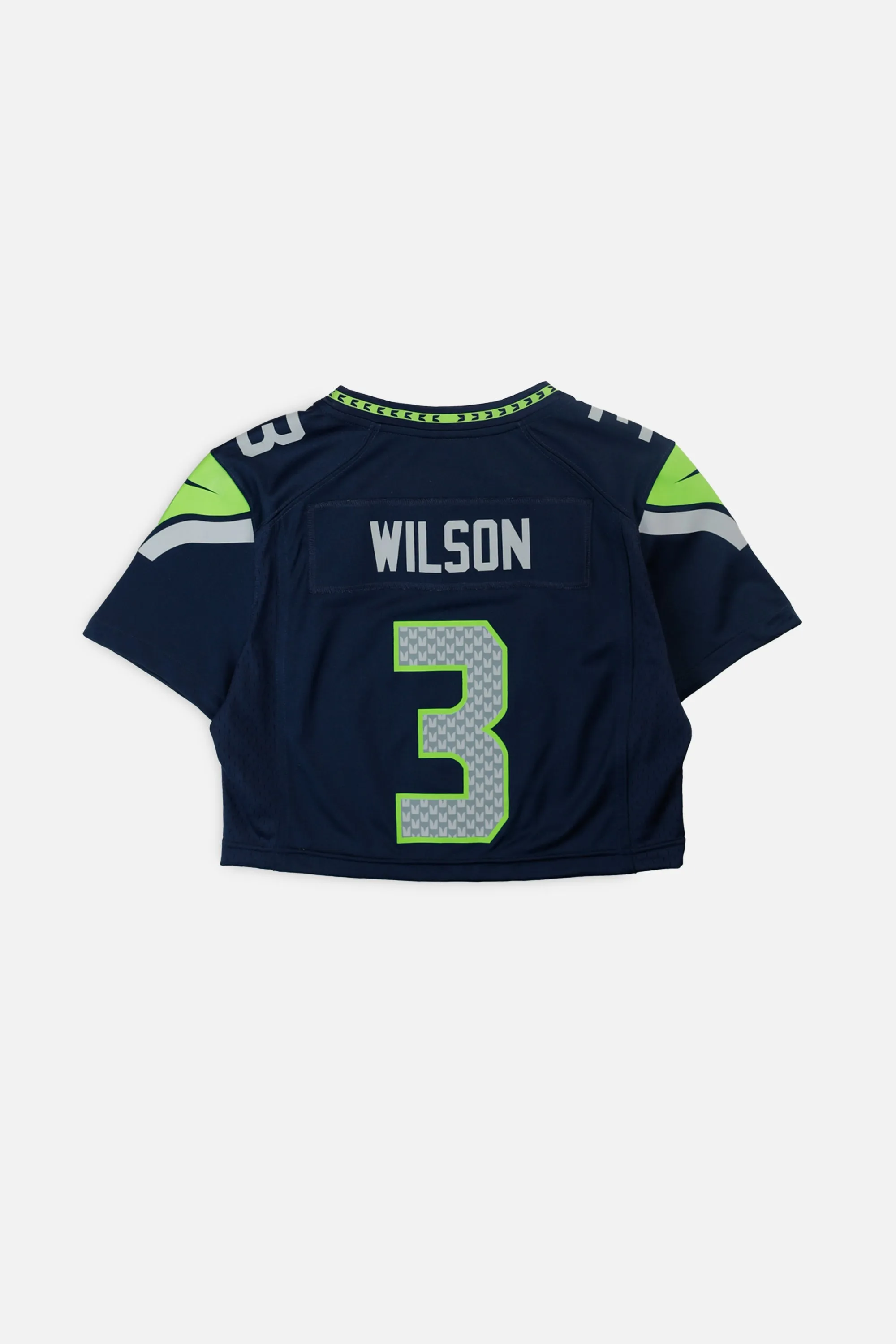 Rework Crop Seattle Seahawks NFL Jersey - XS Frankie