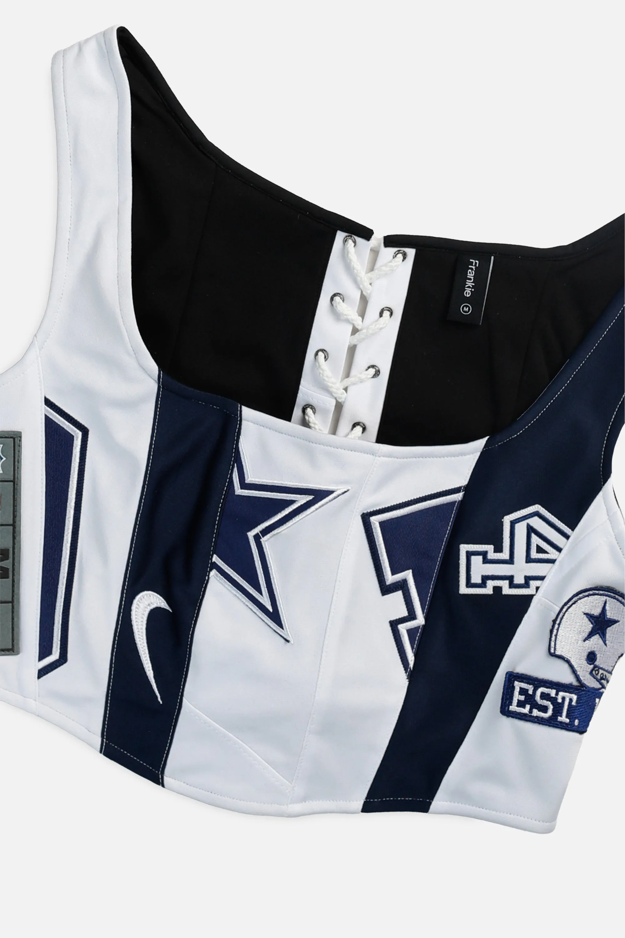 Rework Dallas Cowboys NFL Corset - M Frankie