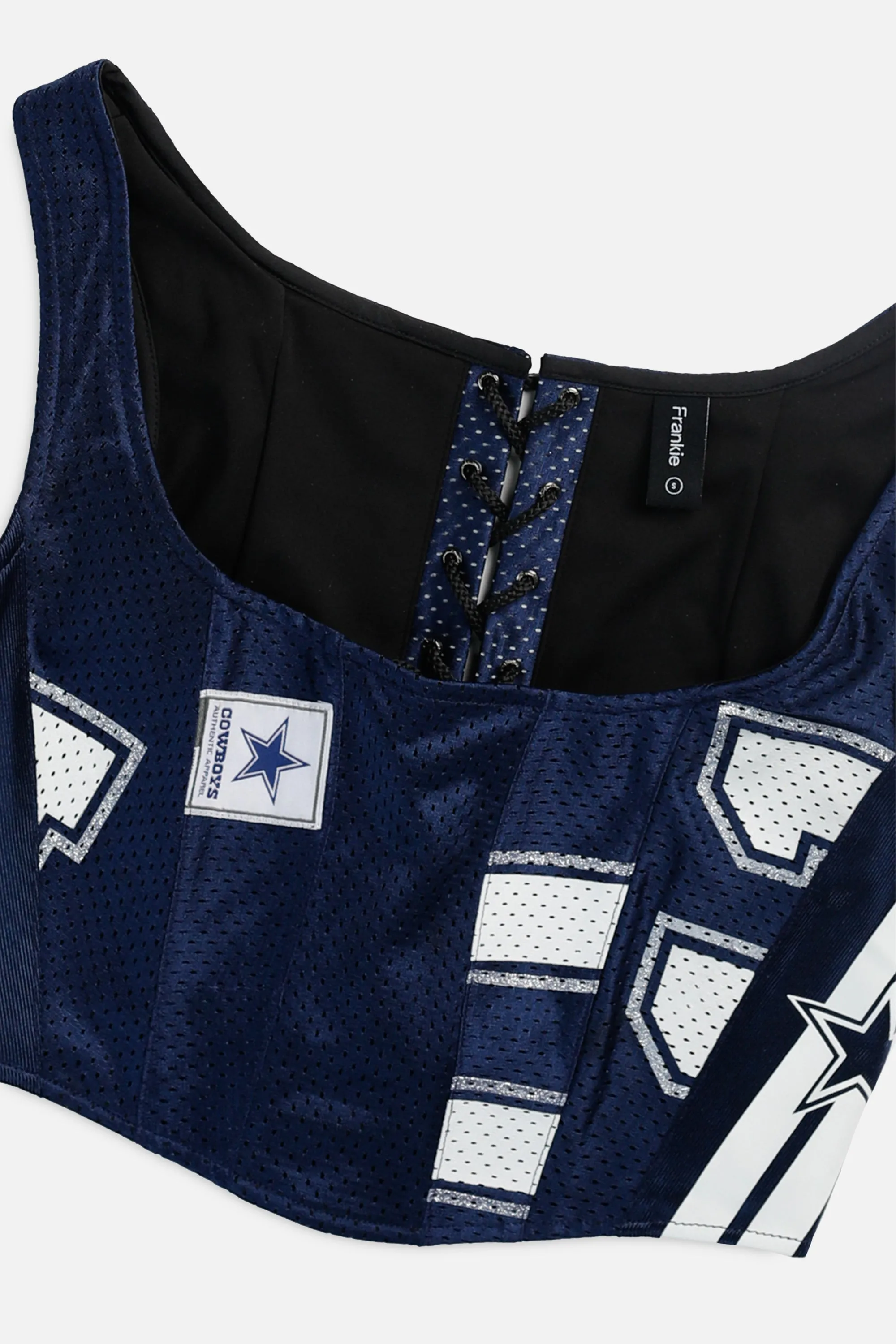 Rework Dallas Cowboys NFL Corset - S Frankie