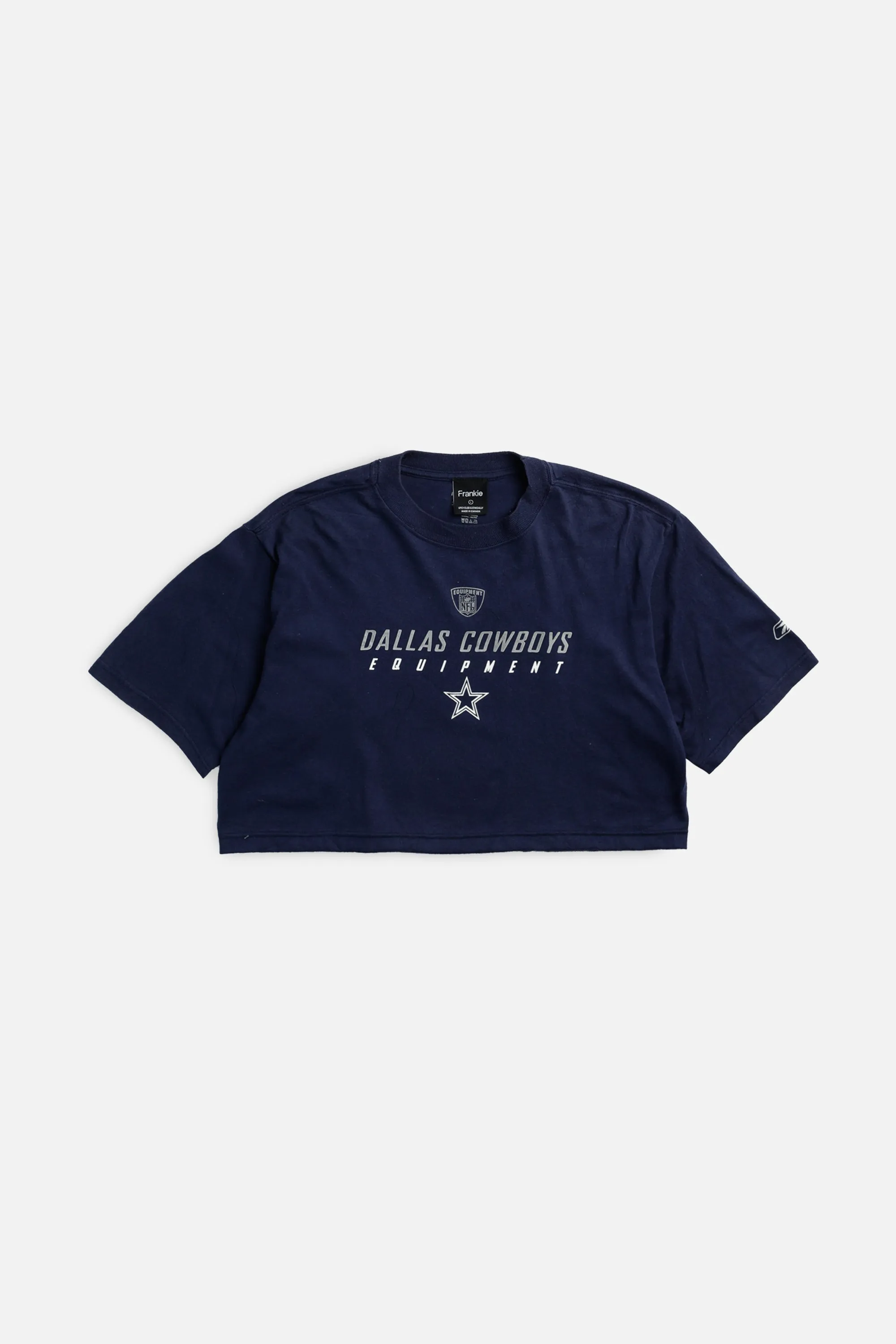 Rework Dallas Cowboys NFL Crop Tee - L Frankie