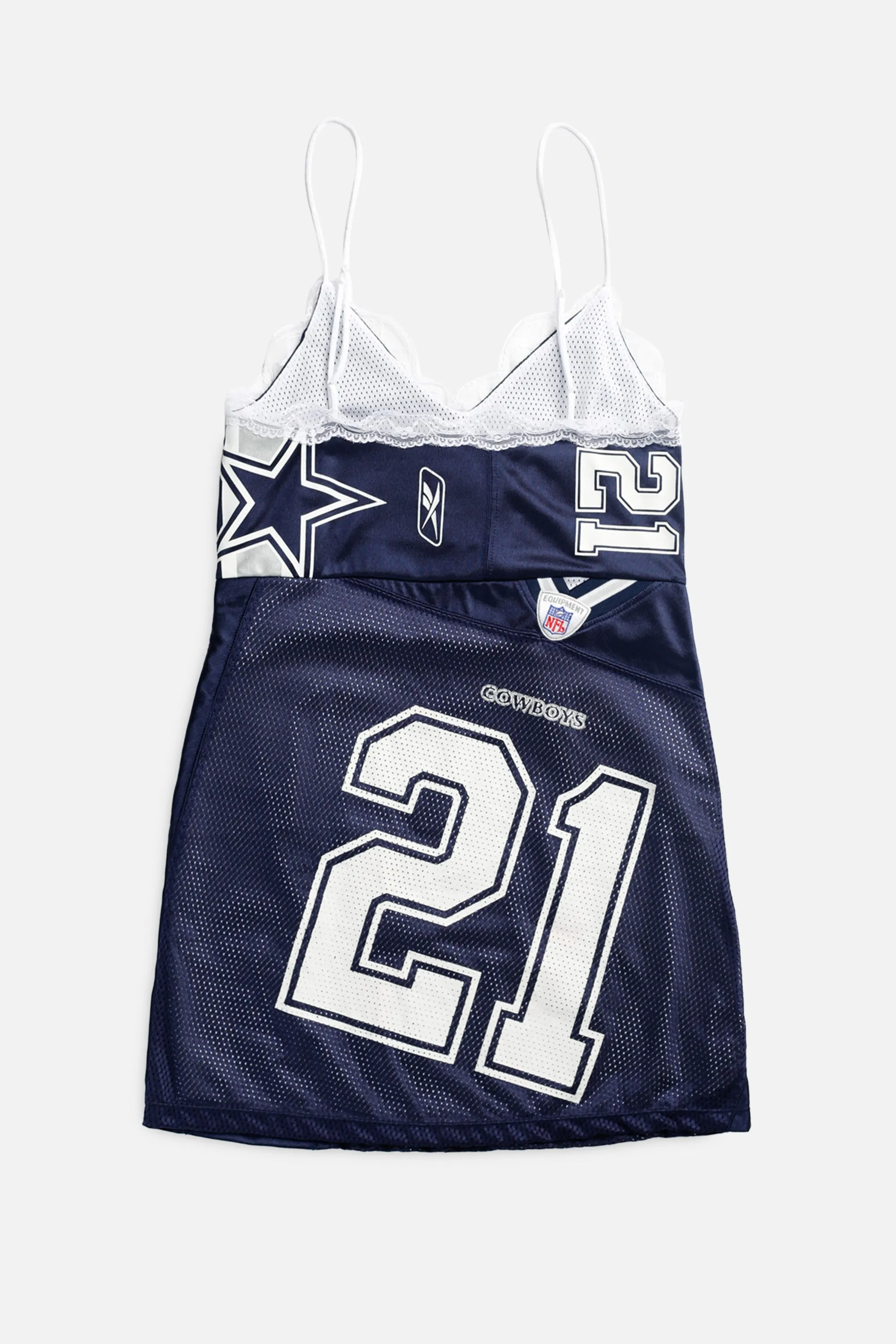 Rework Dallas Cowboys NFL Lace Dress - S Frankie