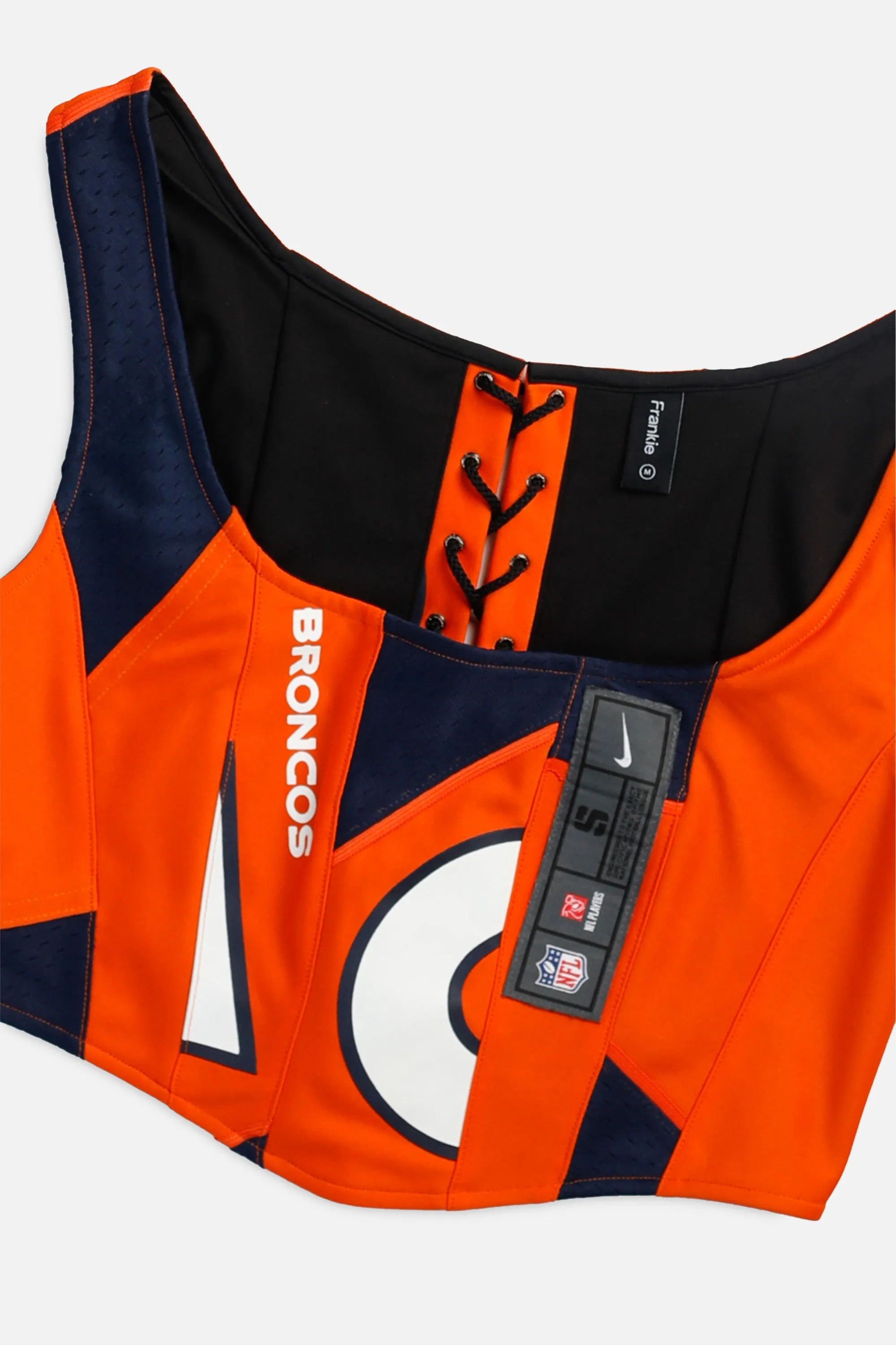 Rework Denver Broncos NFL Corset - M Frankie