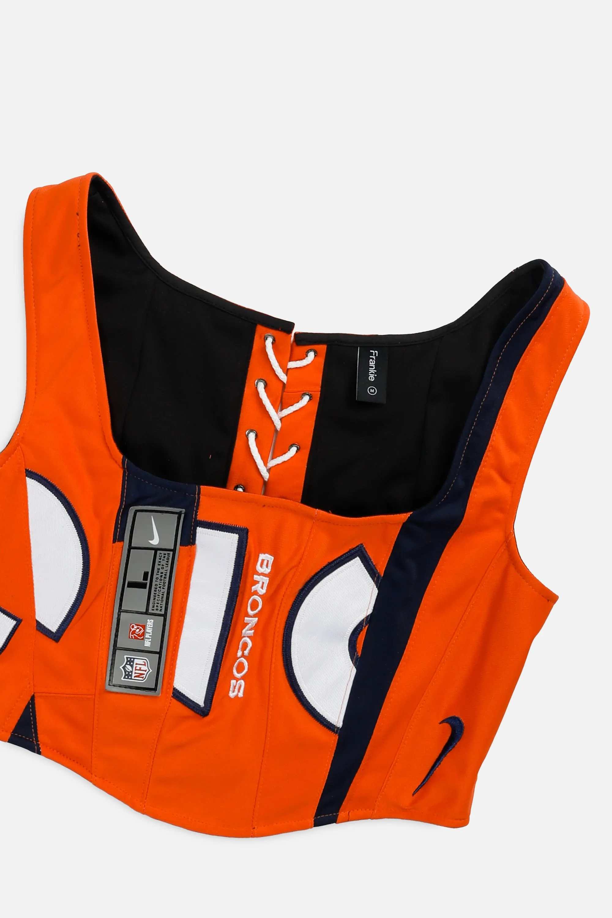 Rework Denver Broncos NFL Corset - M Frankie