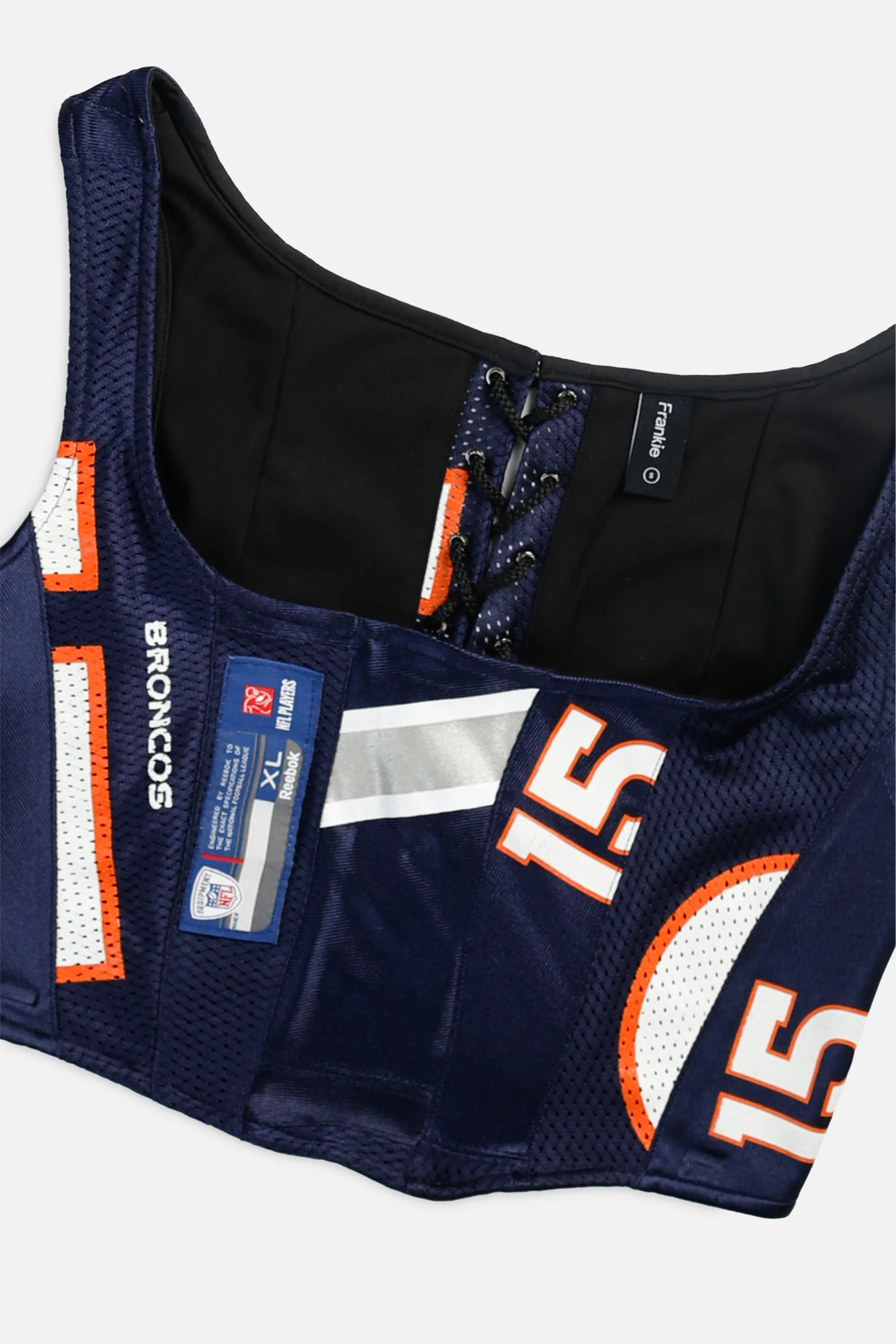 Rework Denver Broncos NFL Corset - S Frankie