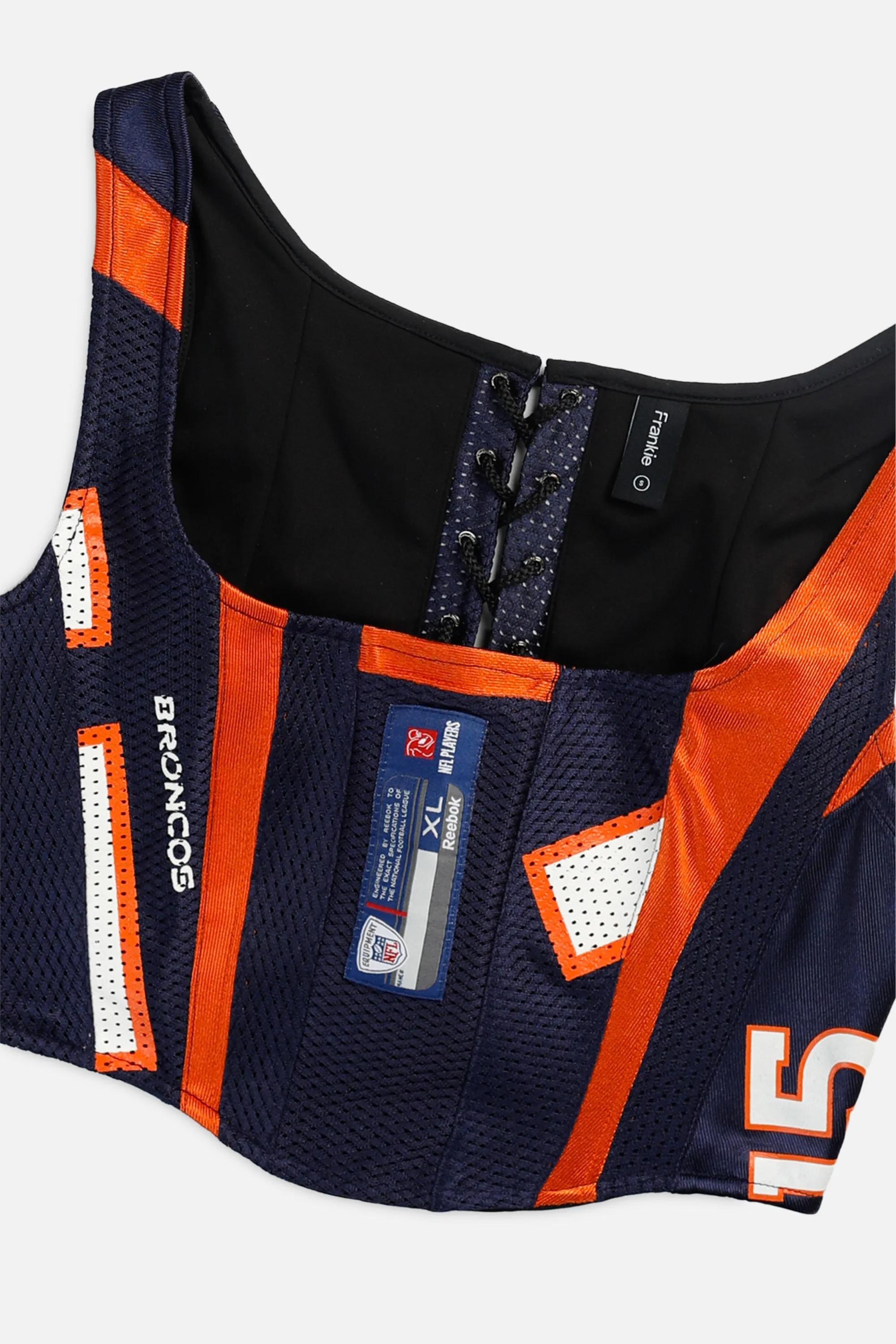 Rework Denver Broncos NFL Corset - S Frankie