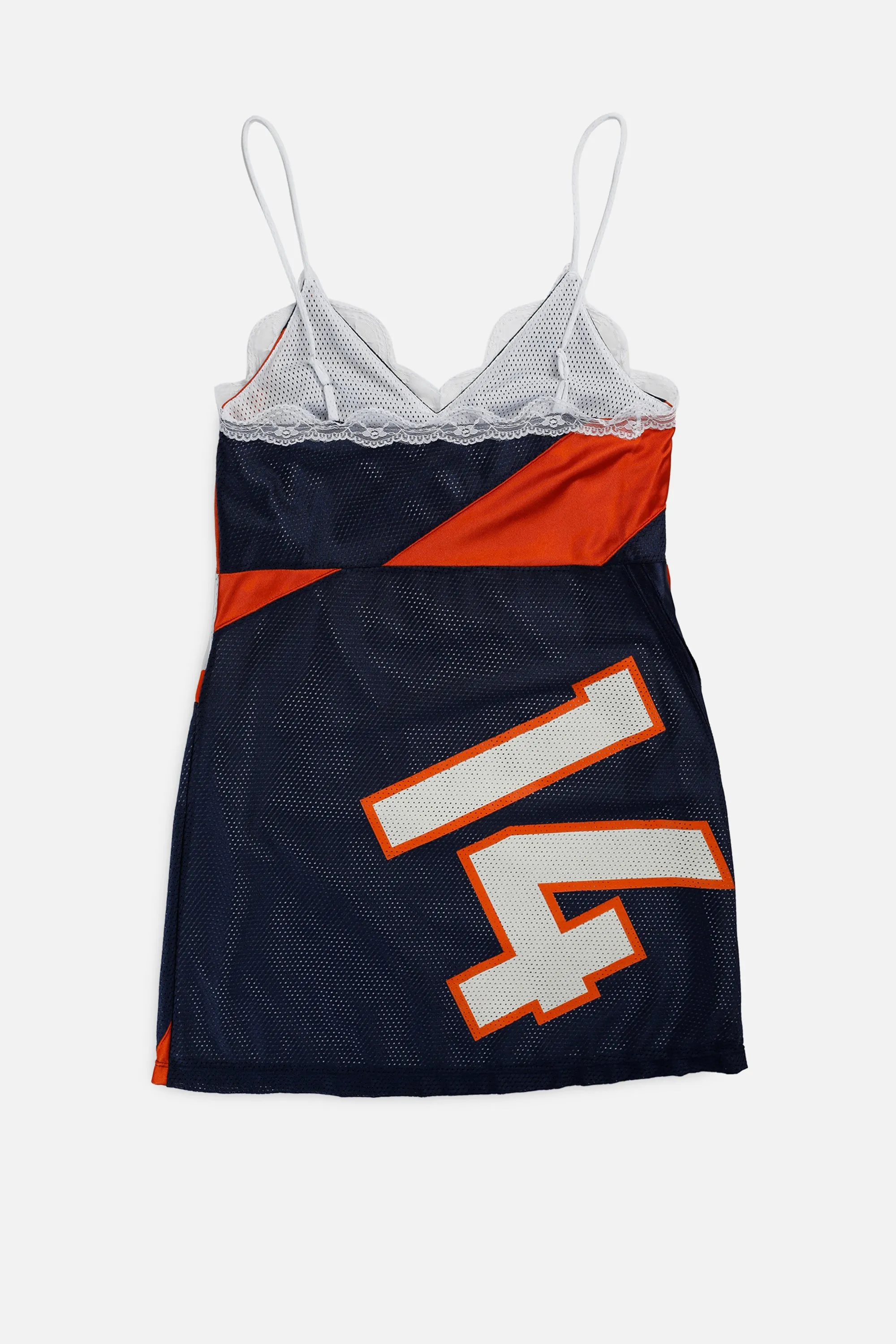 Rework Denver Broncos NFL Lace Dress - M Frankie