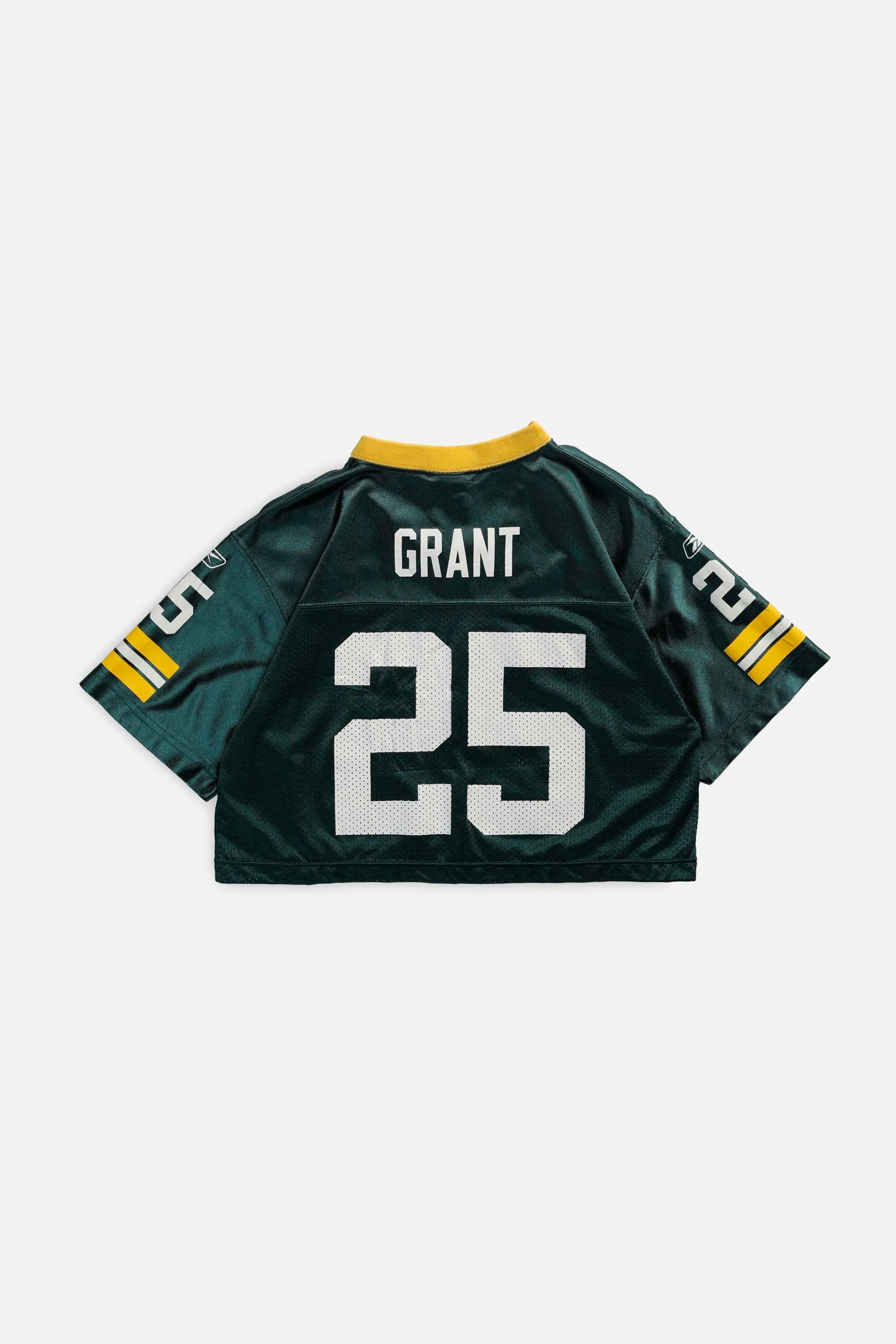 Rework Green Bay Packers Crop NFL Jersey - M Frankie