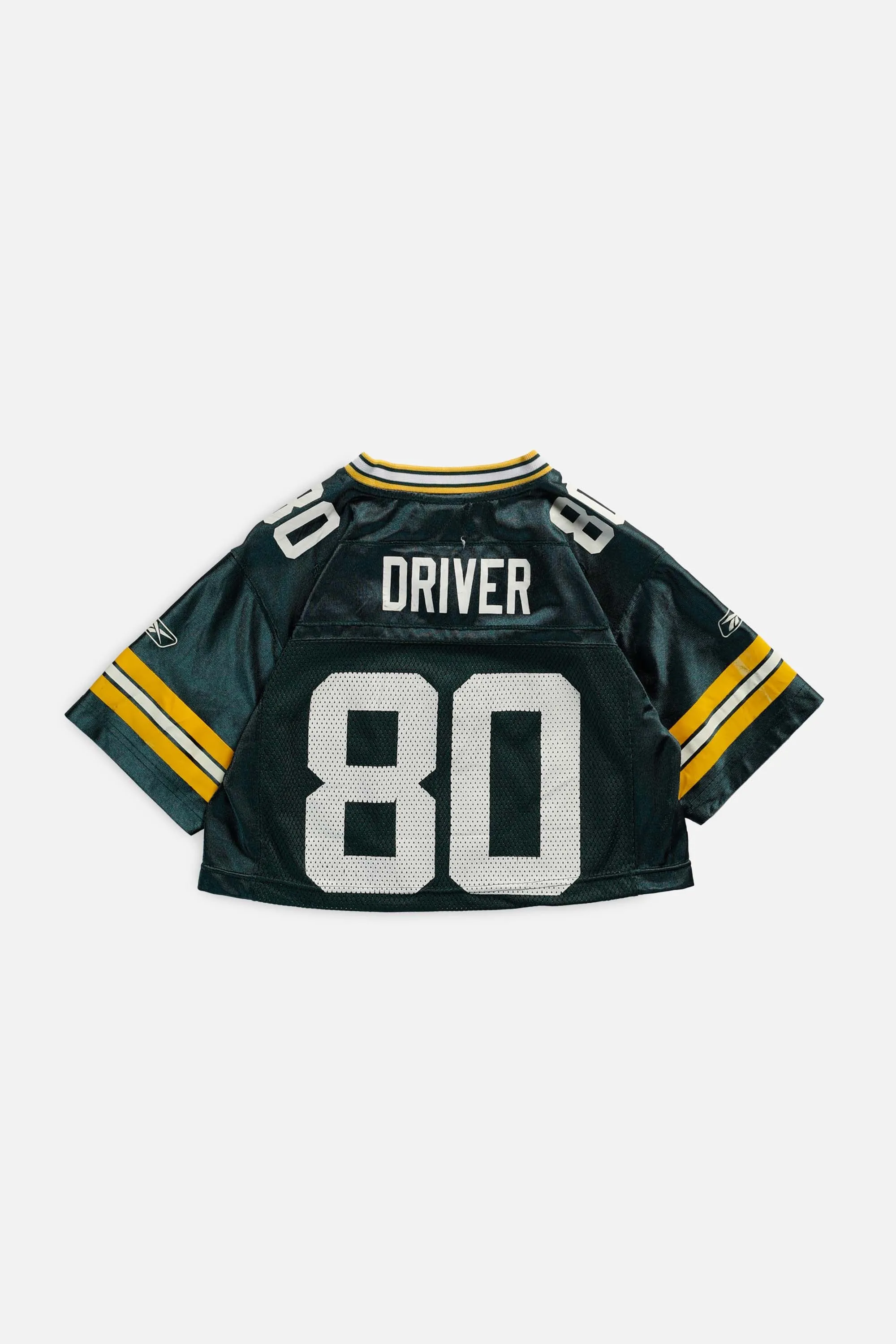 Rework Green Bay Packers Crop NFL Jersey - XS Frankie