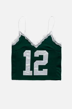 Rework Green Bay Packers Lace Tank - XS Frankie