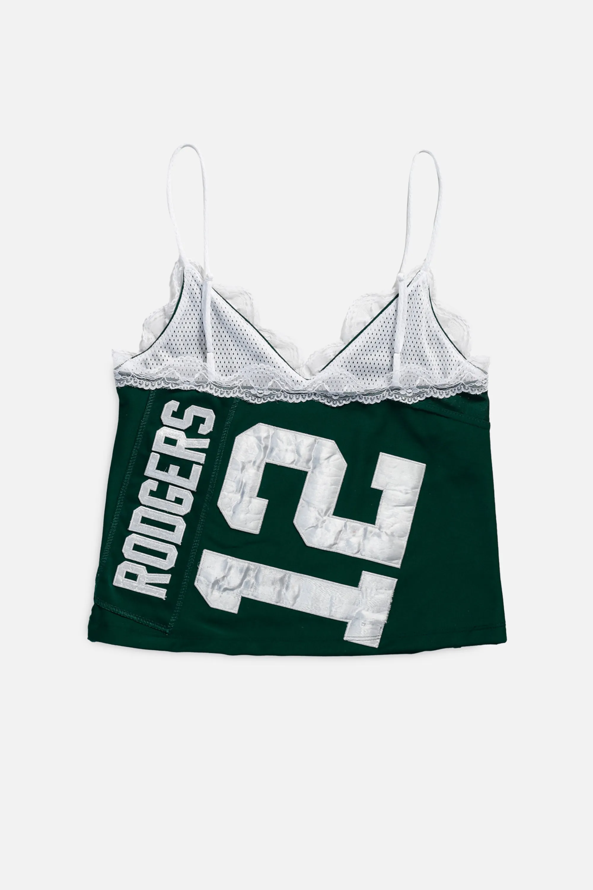 Rework Green Bay Packers Lace Tank - XS Frankie