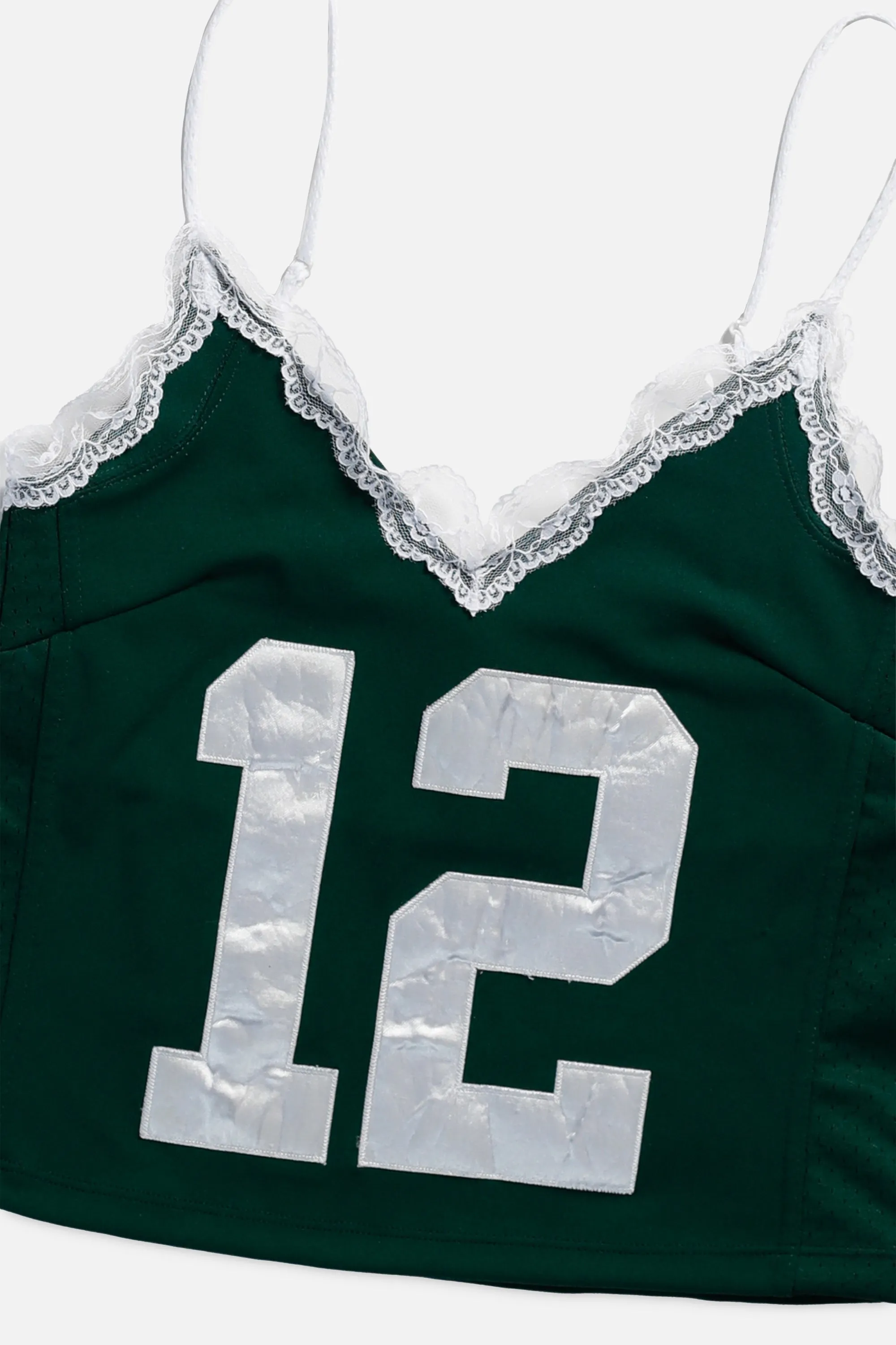 Rework Green Bay Packers Lace Tank - XS Frankie