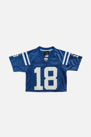 Rework Indianapolis Colts Crop NFL Jersey - XS Frankie