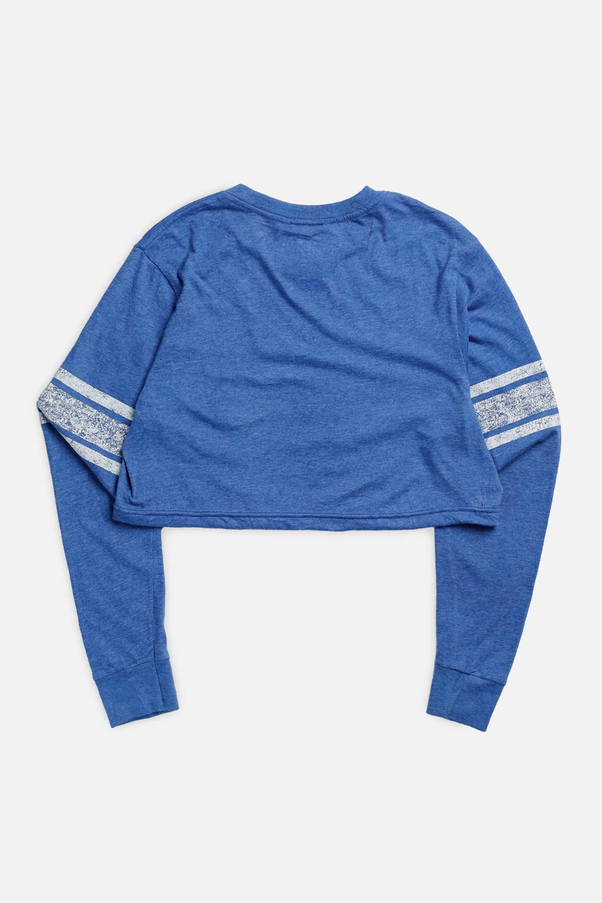 Rework Indianapolis Colts NFL Crop Long Sleeve Tee - S Frankie
