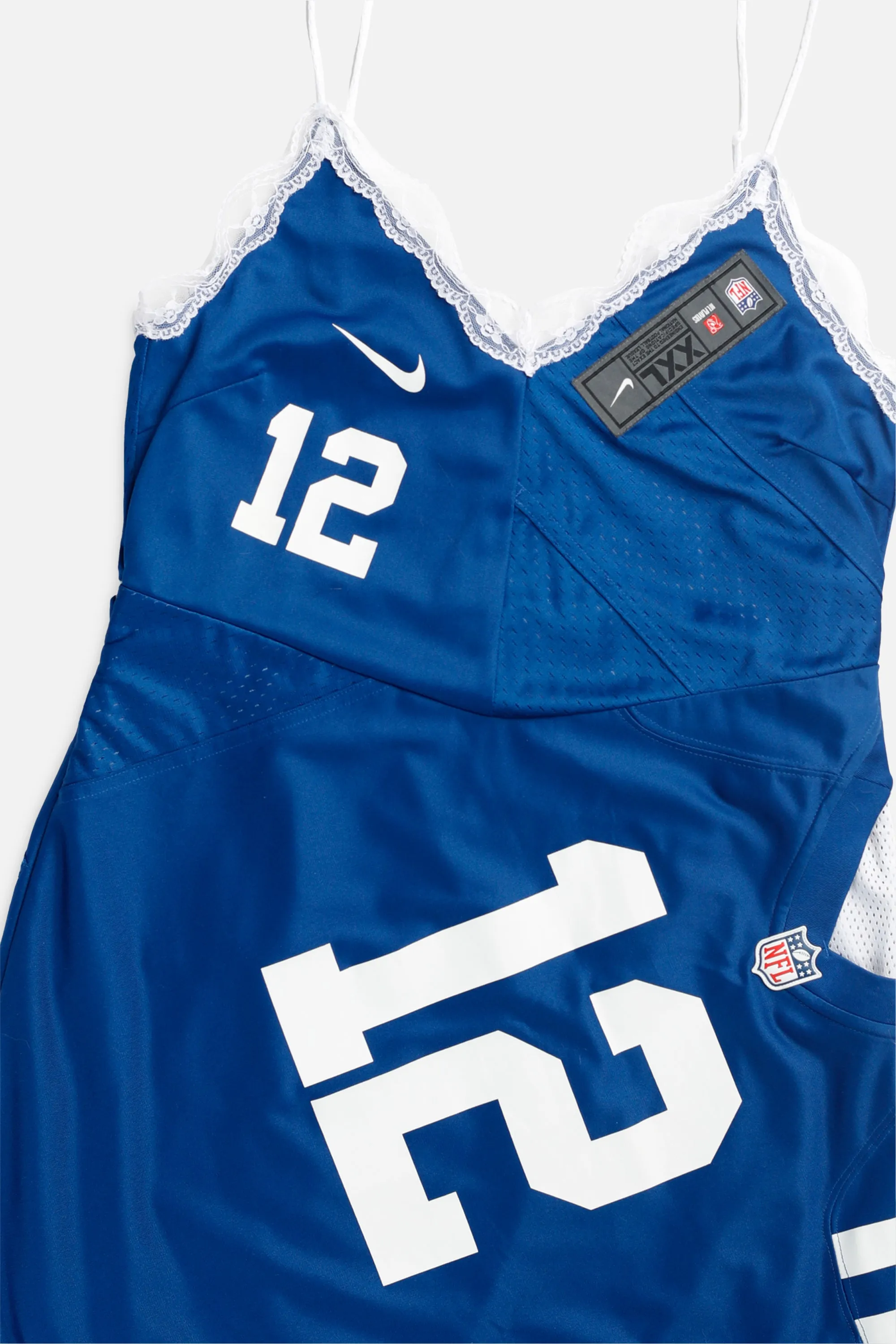 Rework Indianapolis Colts NFL Lace Dress - L Frankie