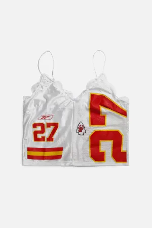Rework Kansas City Chiefs Lace Tank - L Frankie