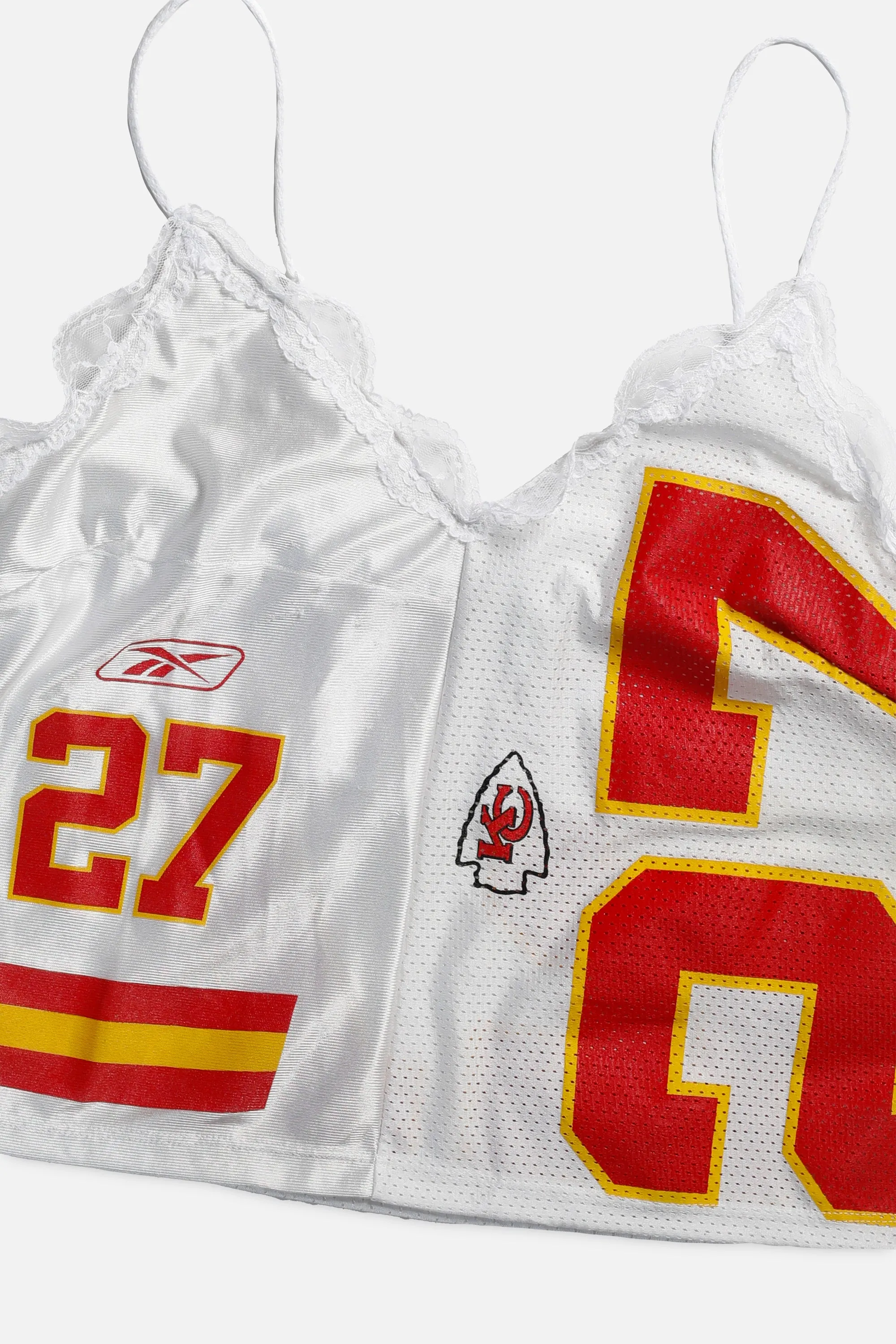 Rework Kansas City Chiefs Lace Tank - L Frankie