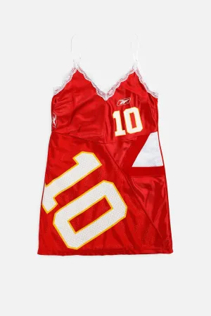 Rework Kansas City Chiefs NFL Lace Dress - S Frankie