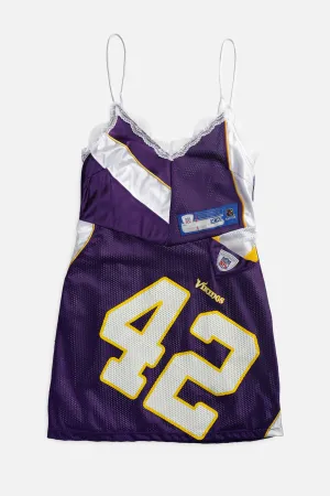Rework Minnesota Vikings NFL Lace Dress - S Frankie
