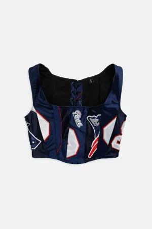 Rework New England Patriots NFL Corset - M Frankie