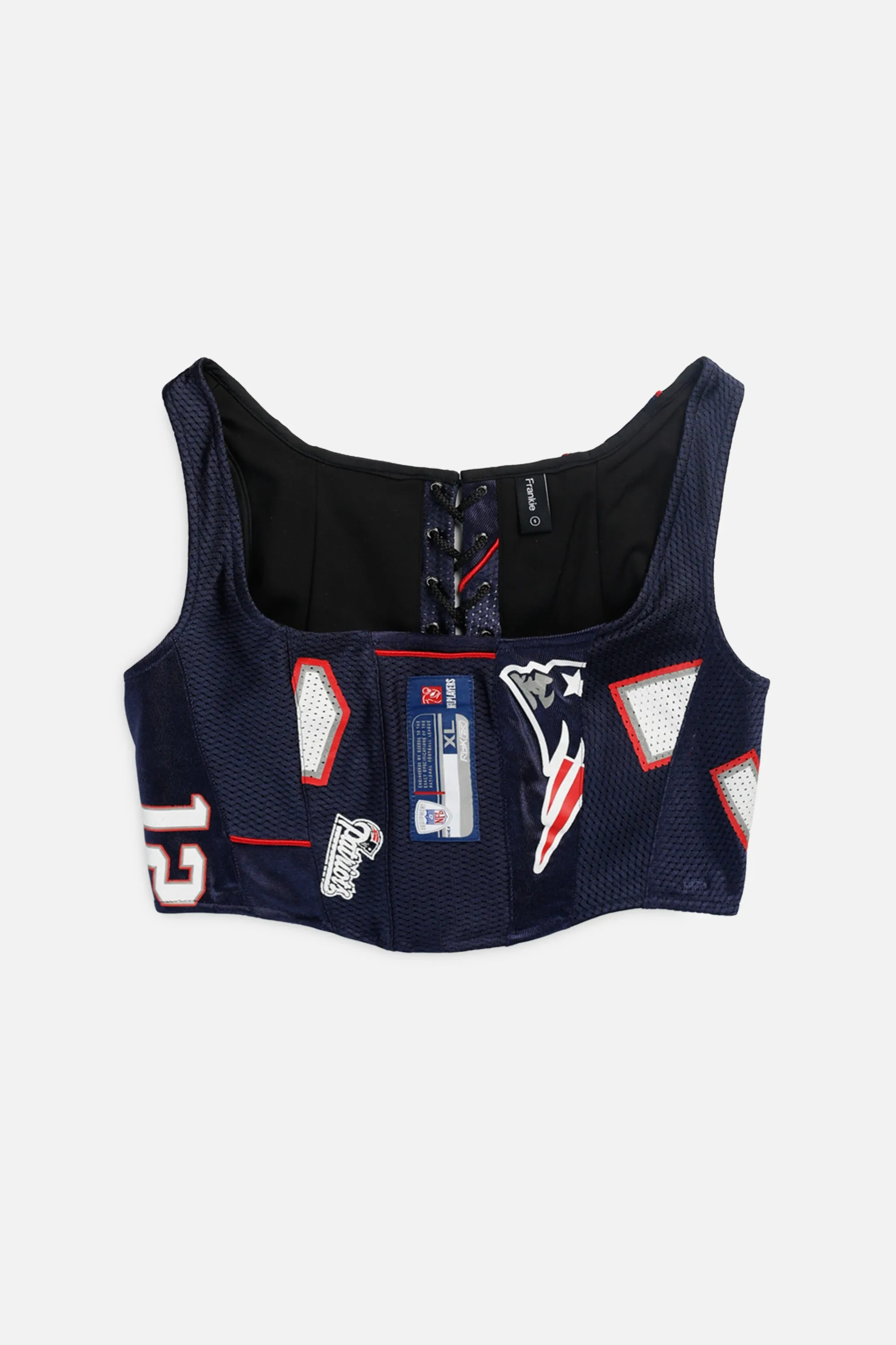 Rework New England Patriots NFL Corset - S Frankie