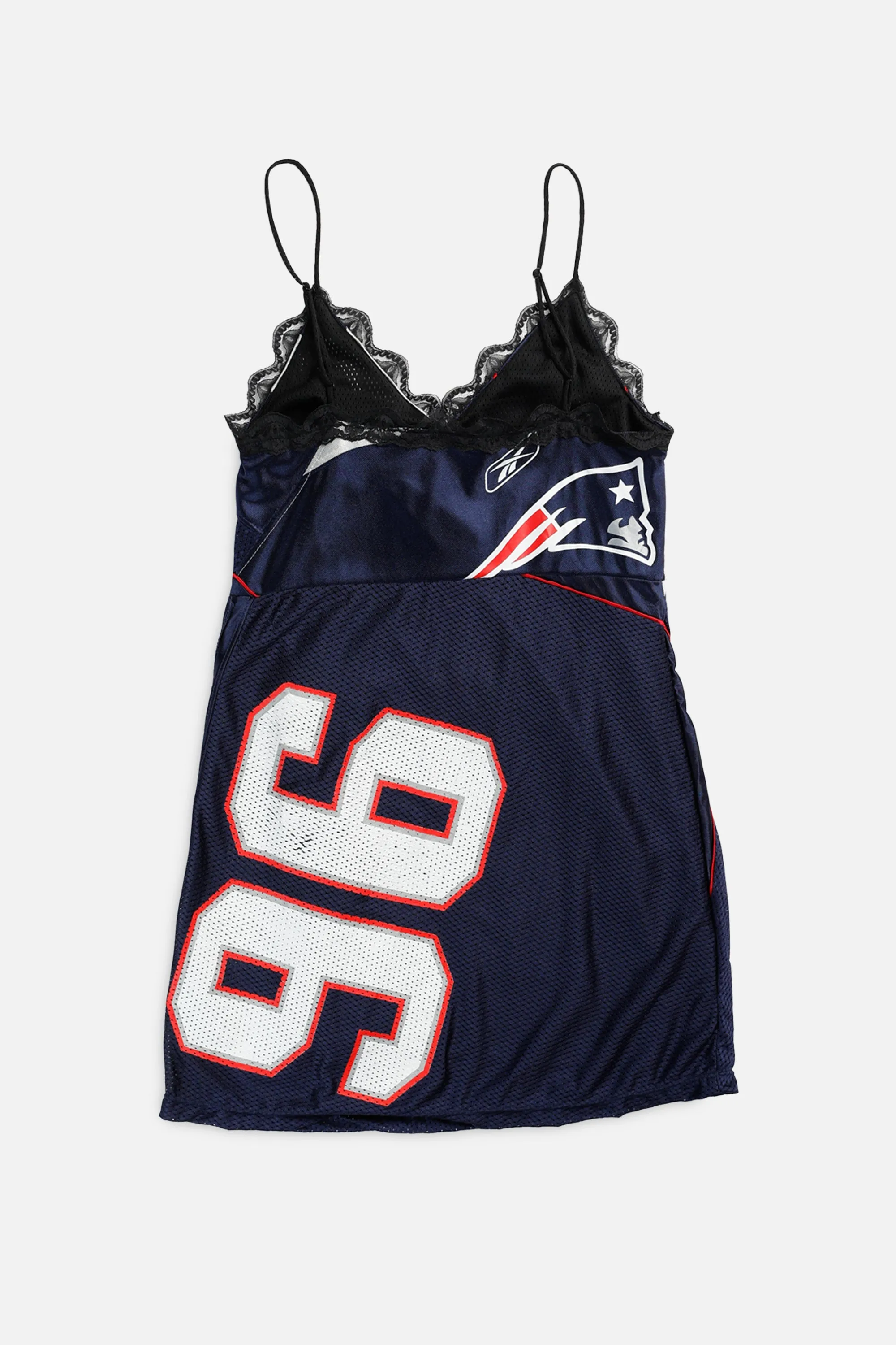 Rework New England Patriots NFL Lace Dress - S Frankie
