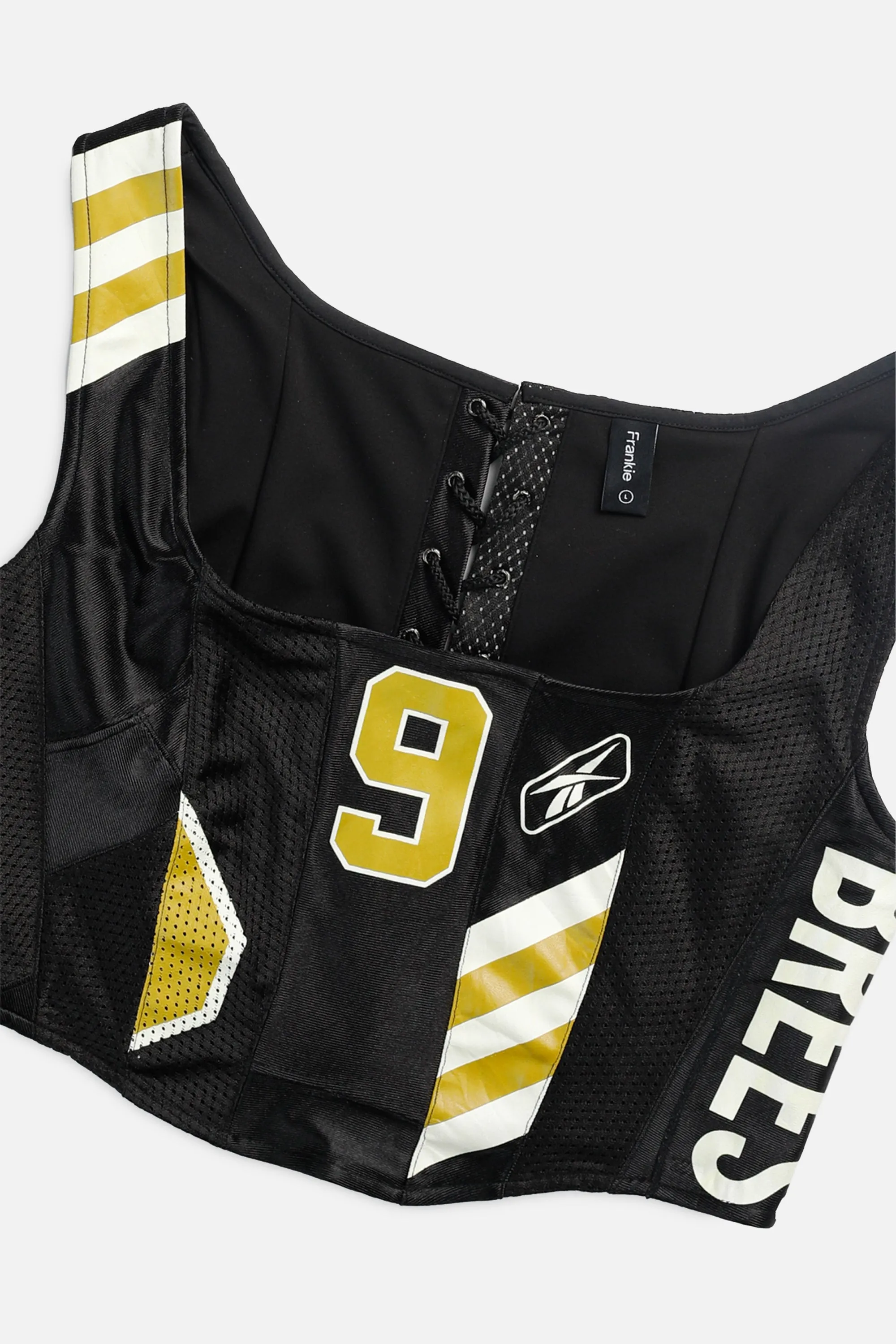 Rework New Orleans Saints NFL Corset - L Frankie