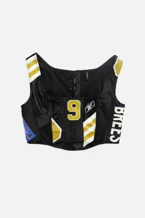 Rework New Orleans Saints NFL Corset - L Frankie