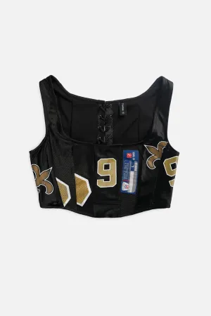 Rework New Orleans Saints NFL Corset - M Frankie