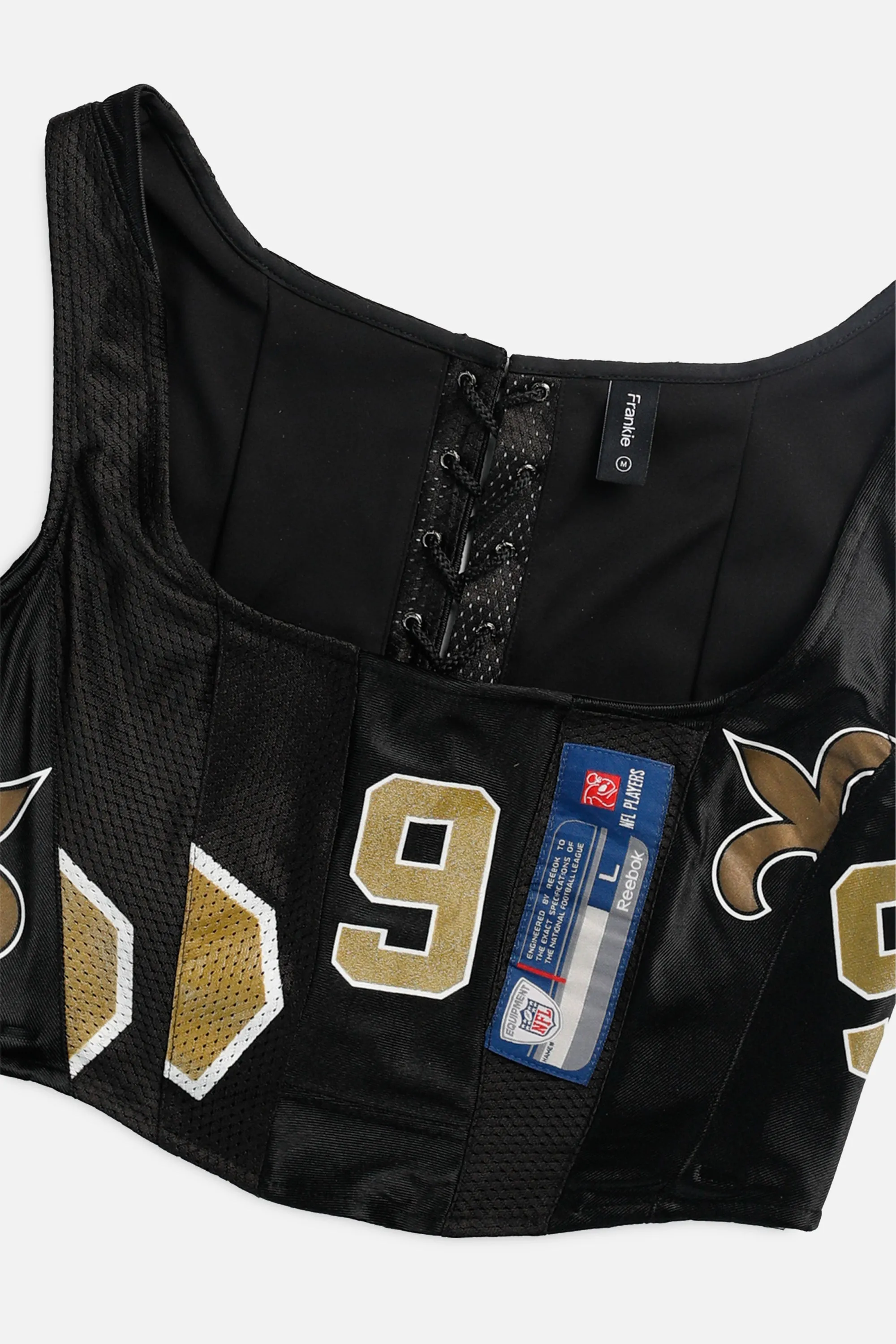 Rework New Orleans Saints NFL Corset - M Frankie